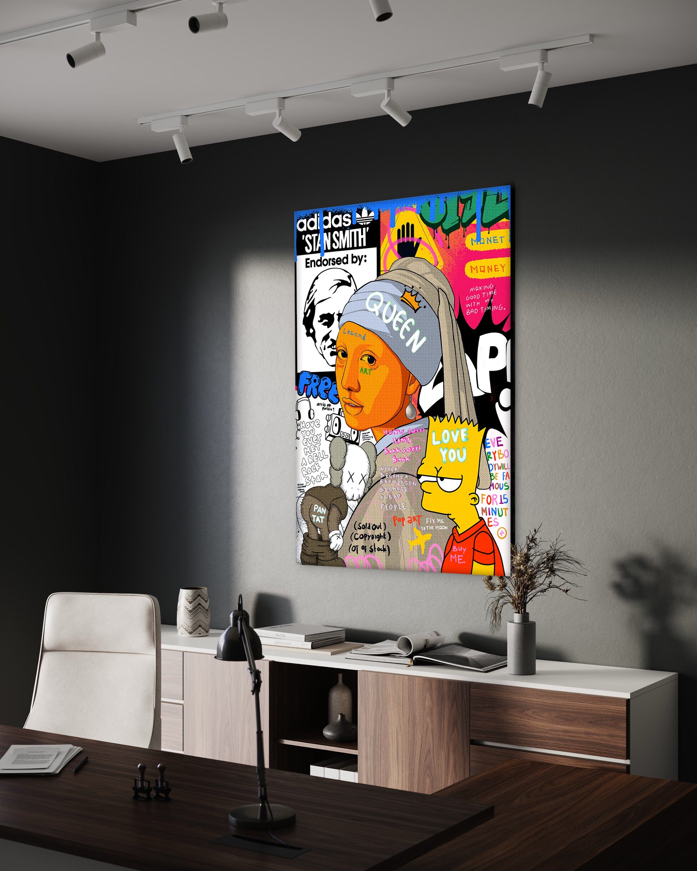 Showtime Pearl - Leinwandbild Pop Art Mildwords Canvas