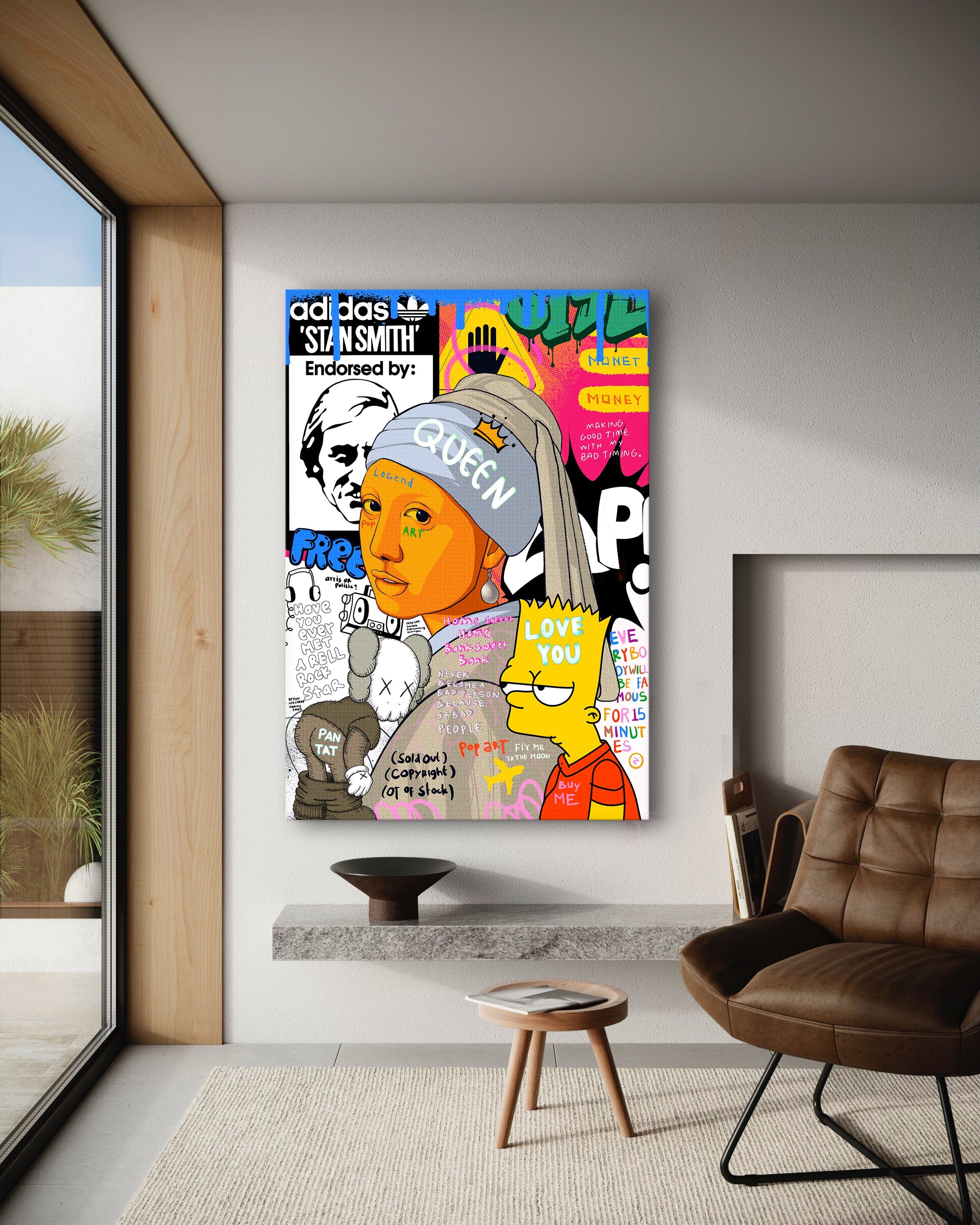 Showtime Pearl - Leinwandbild Pop Art Mildwords Canvas