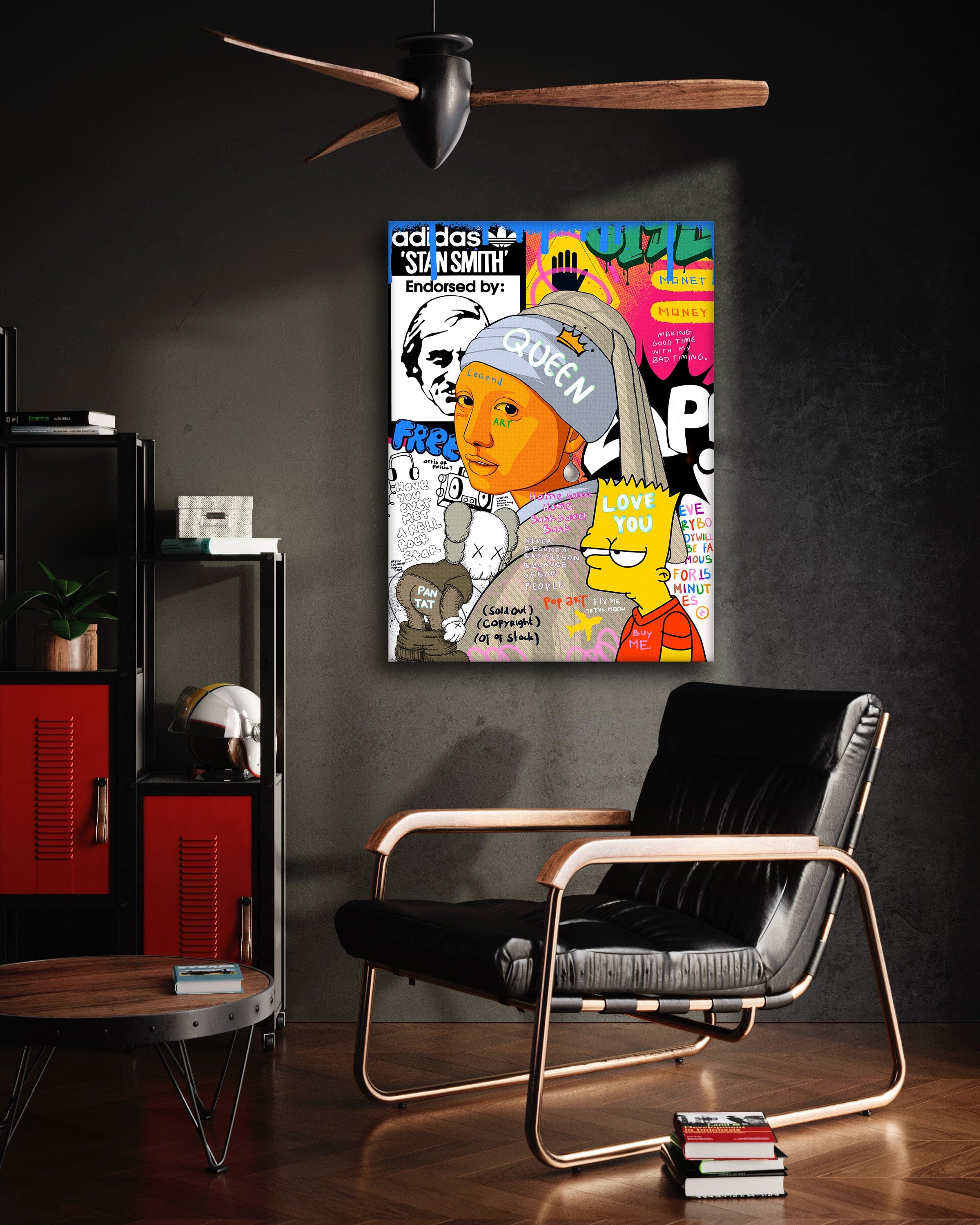 Showtime Pearl - Leinwandbild Pop Art Mildwords Canvas