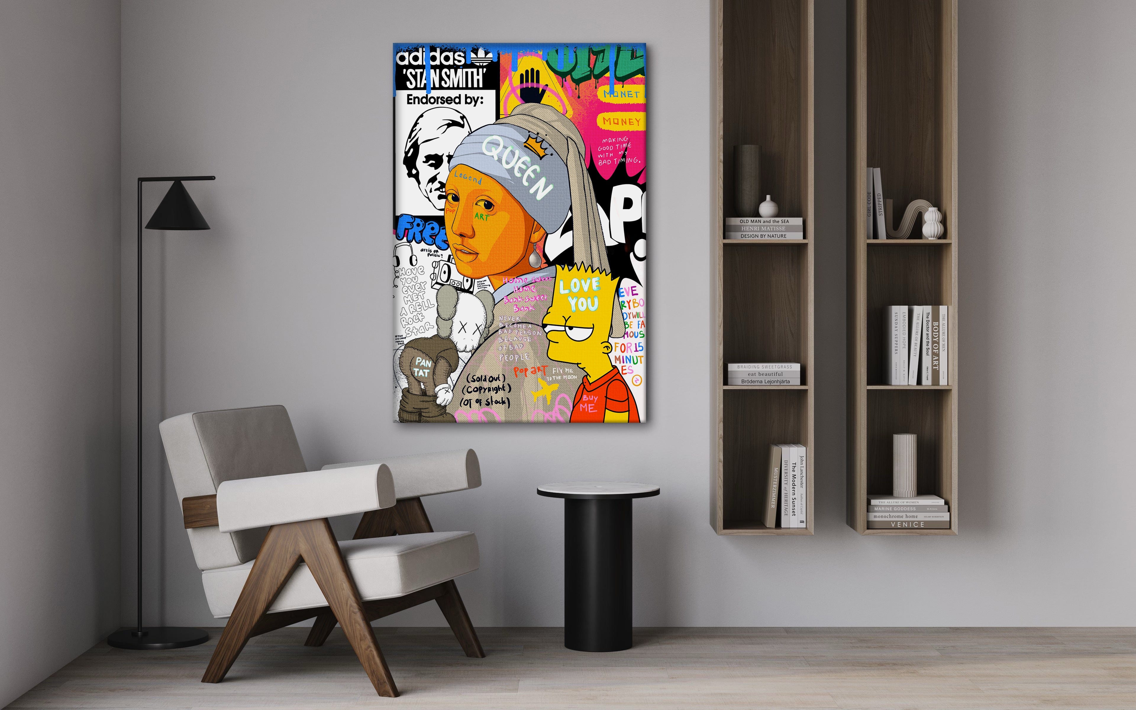 Showtime Pearl - Leinwandbild Pop Art Mildwords Canvas