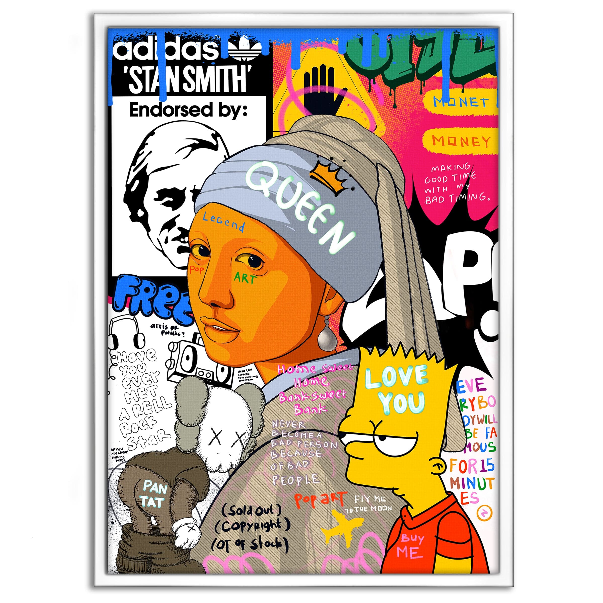 Showtime Pearl - Leinwandbild Pop Art Mildwords Canvas