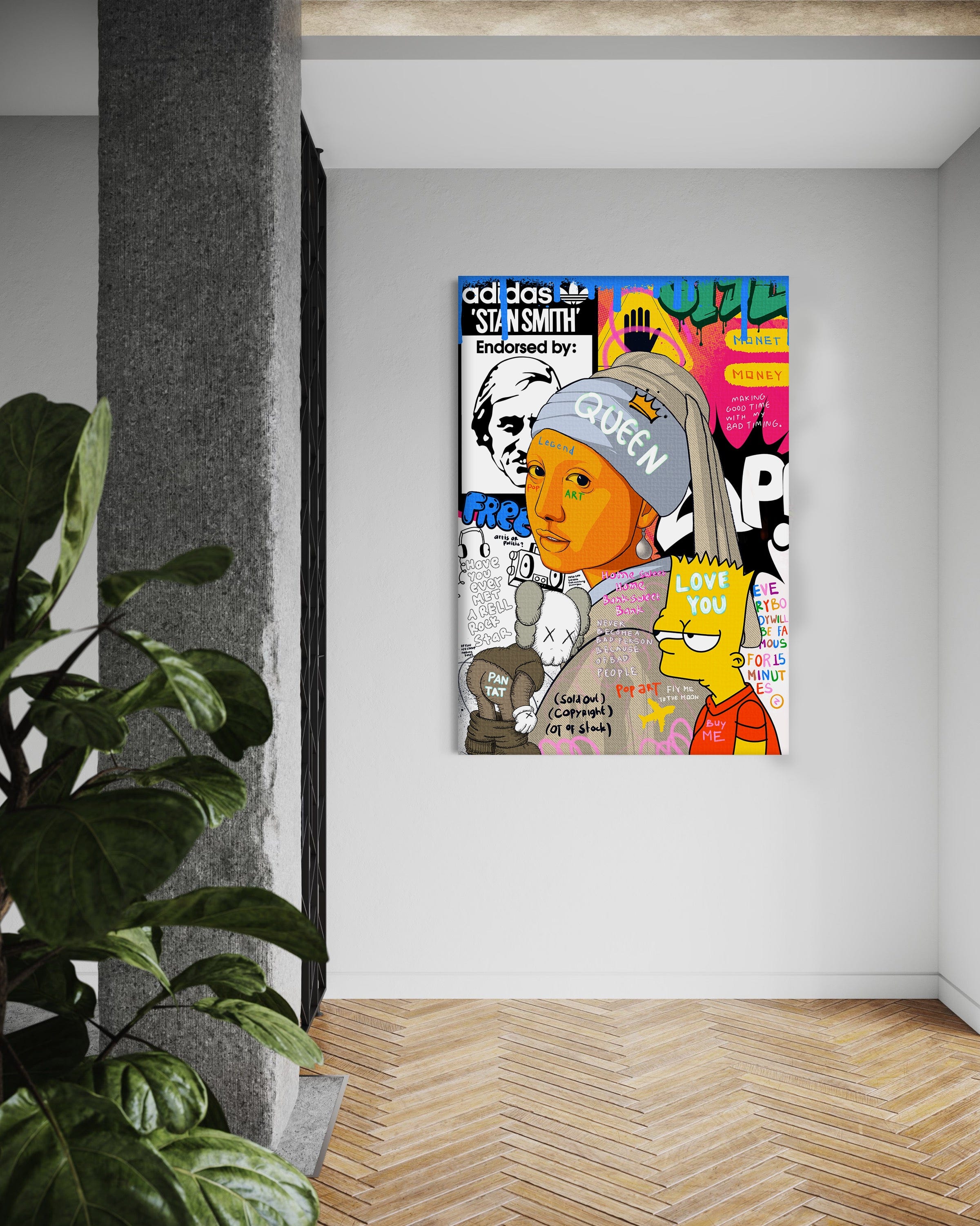 Showtime Pearl - Leinwandbild Pop Art Mildwords Canvas