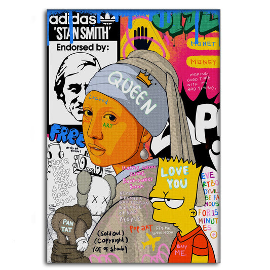 Showtime Pearl - Leinwandbild Pop Art Mildwords Canvas