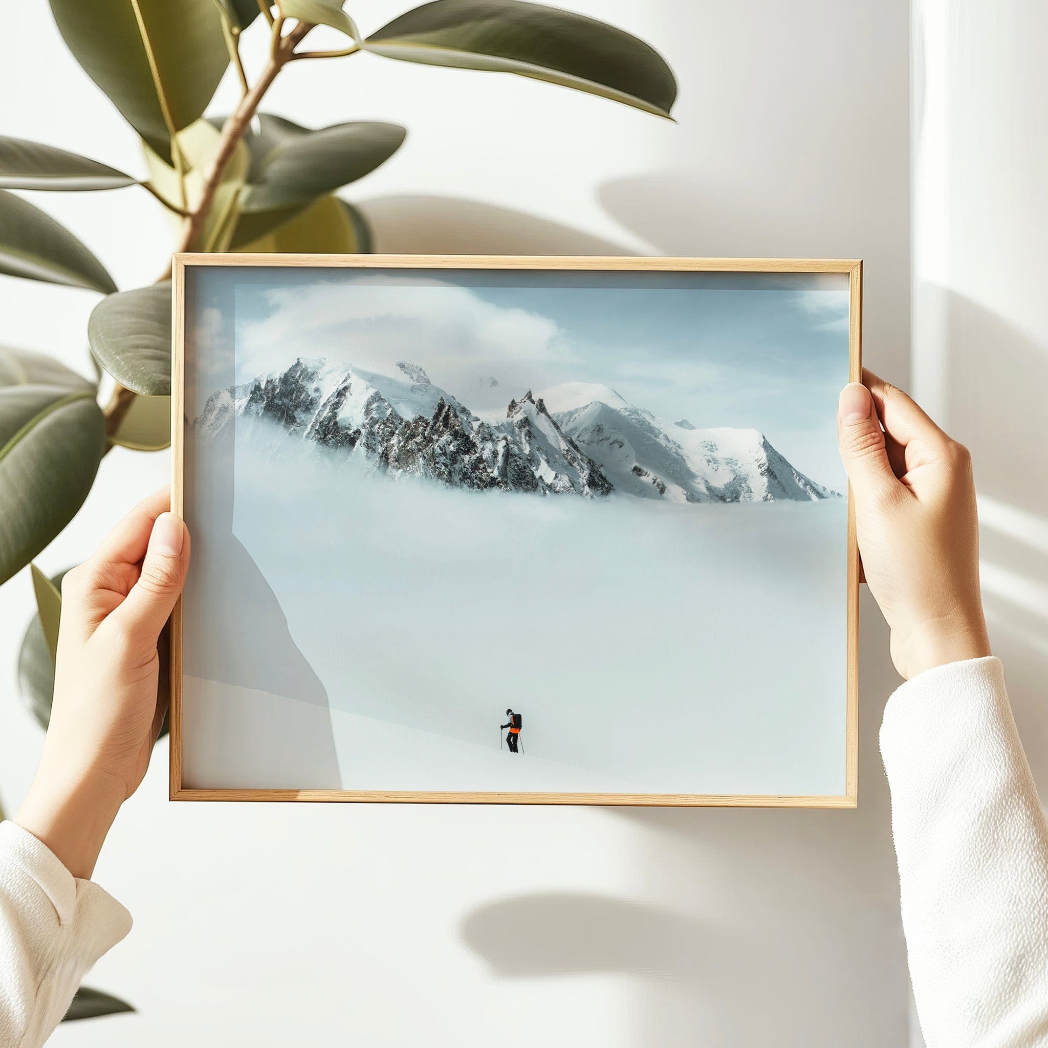 Ski Touring Mont Blanc Massif – Chamonix, France Chamonix Prints Landscape Orientation