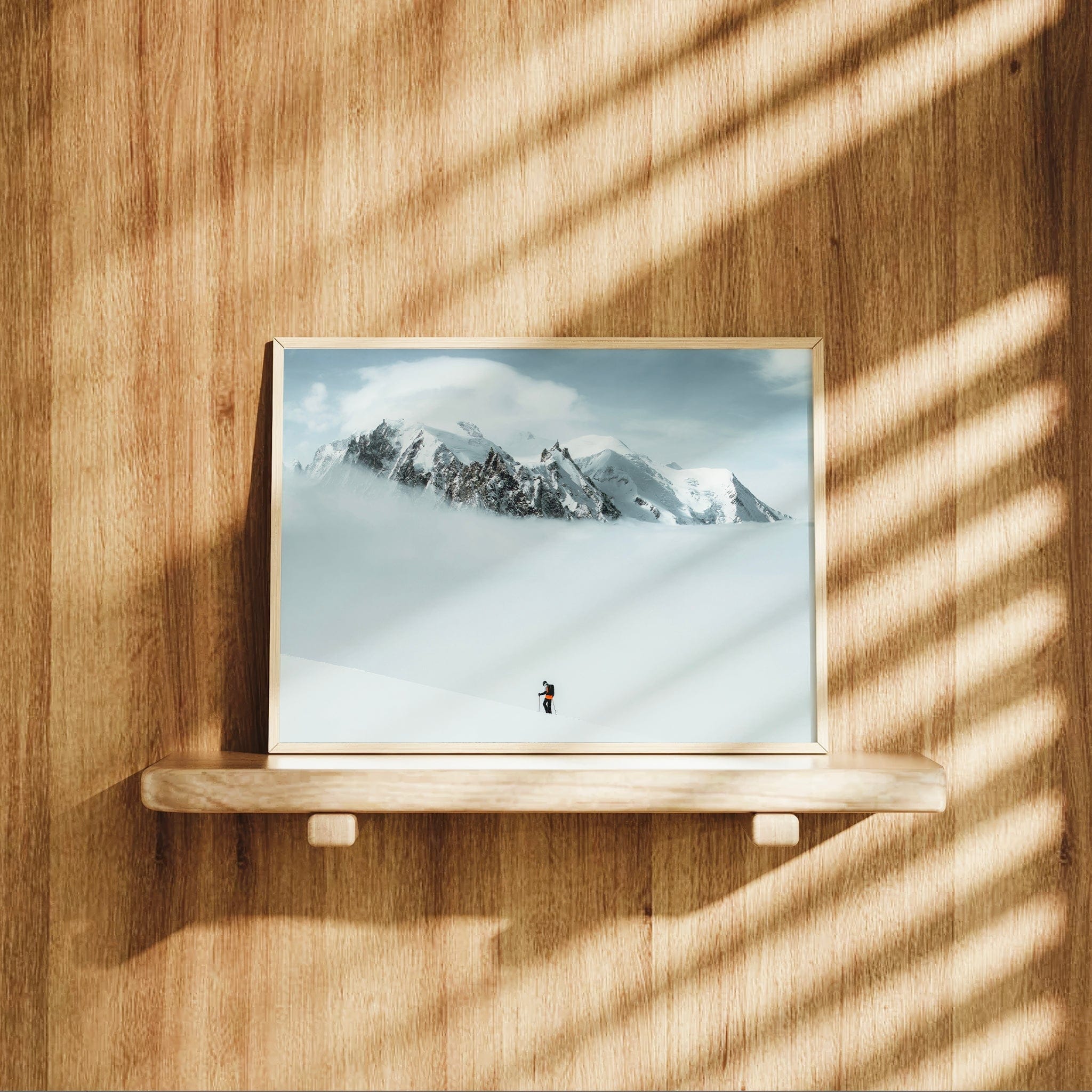 Ski Touring Mont Blanc Massif – Chamonix, France Chamonix Prints Landscape Orientation