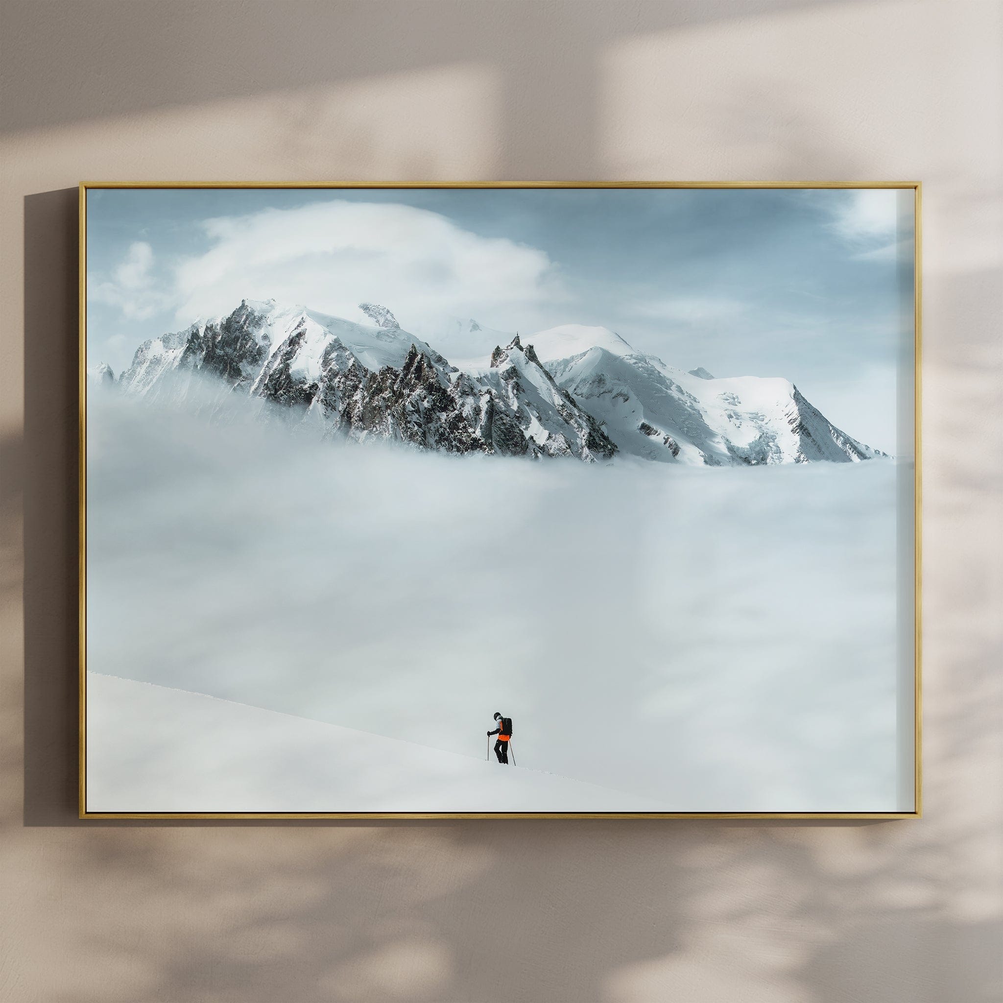 Ski Touring Mont Blanc Massif – Chamonix, France Chamonix Prints Landscape Orientation