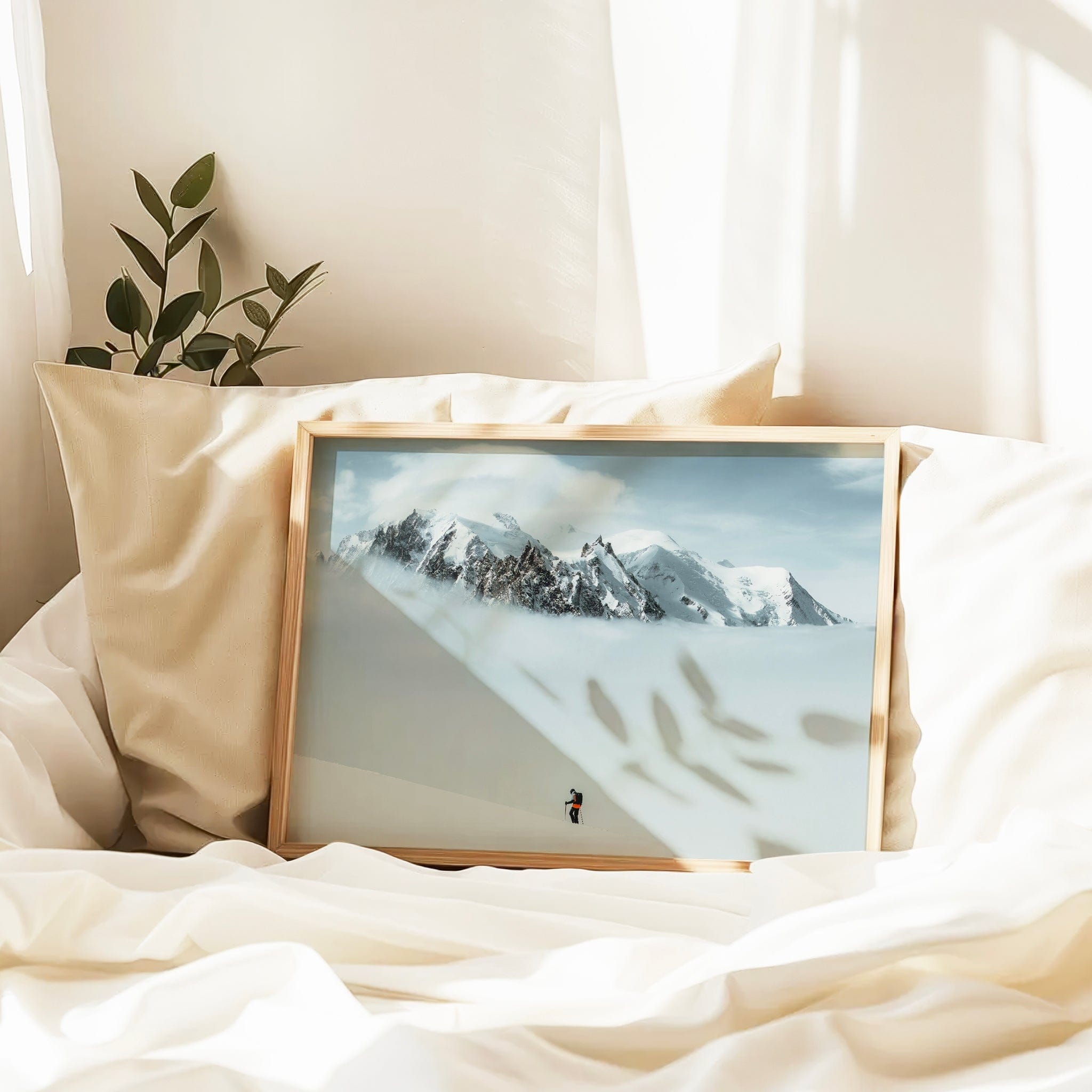 Ski Touring Mont Blanc Massif – Chamonix, France Chamonix Prints Landscape Orientation