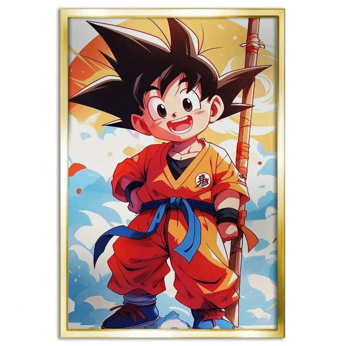 Son Goku - Dragon Ball - Anime Leinwandbild SimpleCanvas Canvas
