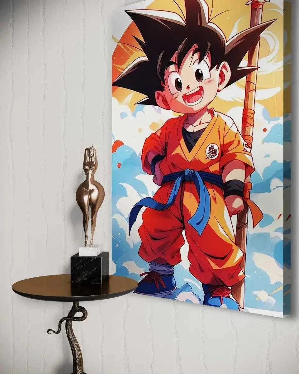 Son Goku - Dragon Ball - Anime Leinwandbild SimpleCanvas Canvas
