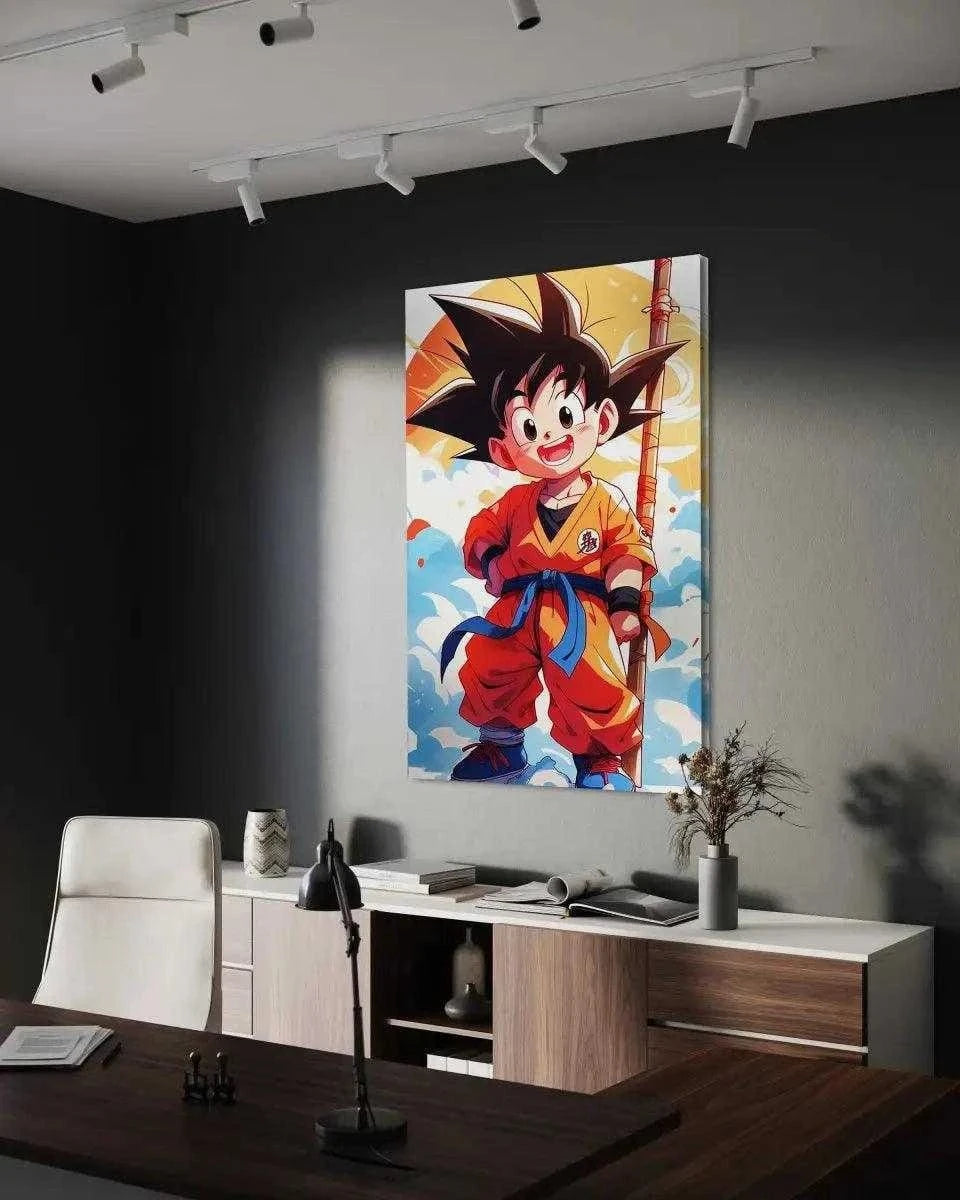 Son Goku - Dragon Ball - Anime Leinwandbild SimpleCanvas Canvas