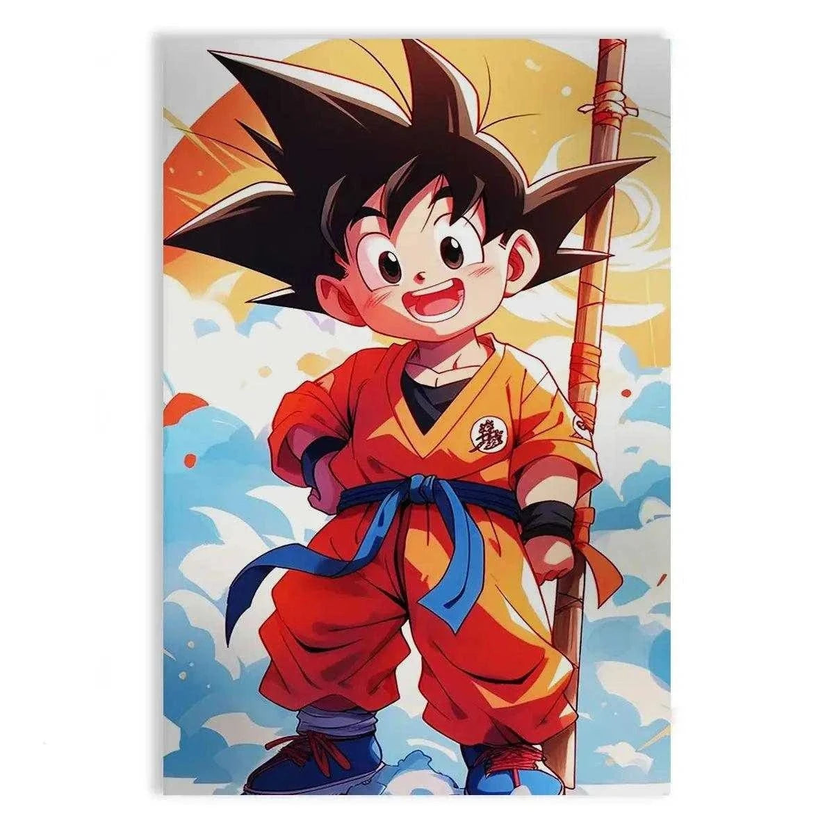 Son Goku - Dragon Ball - Anime Leinwandbild SimpleCanvas Canvas