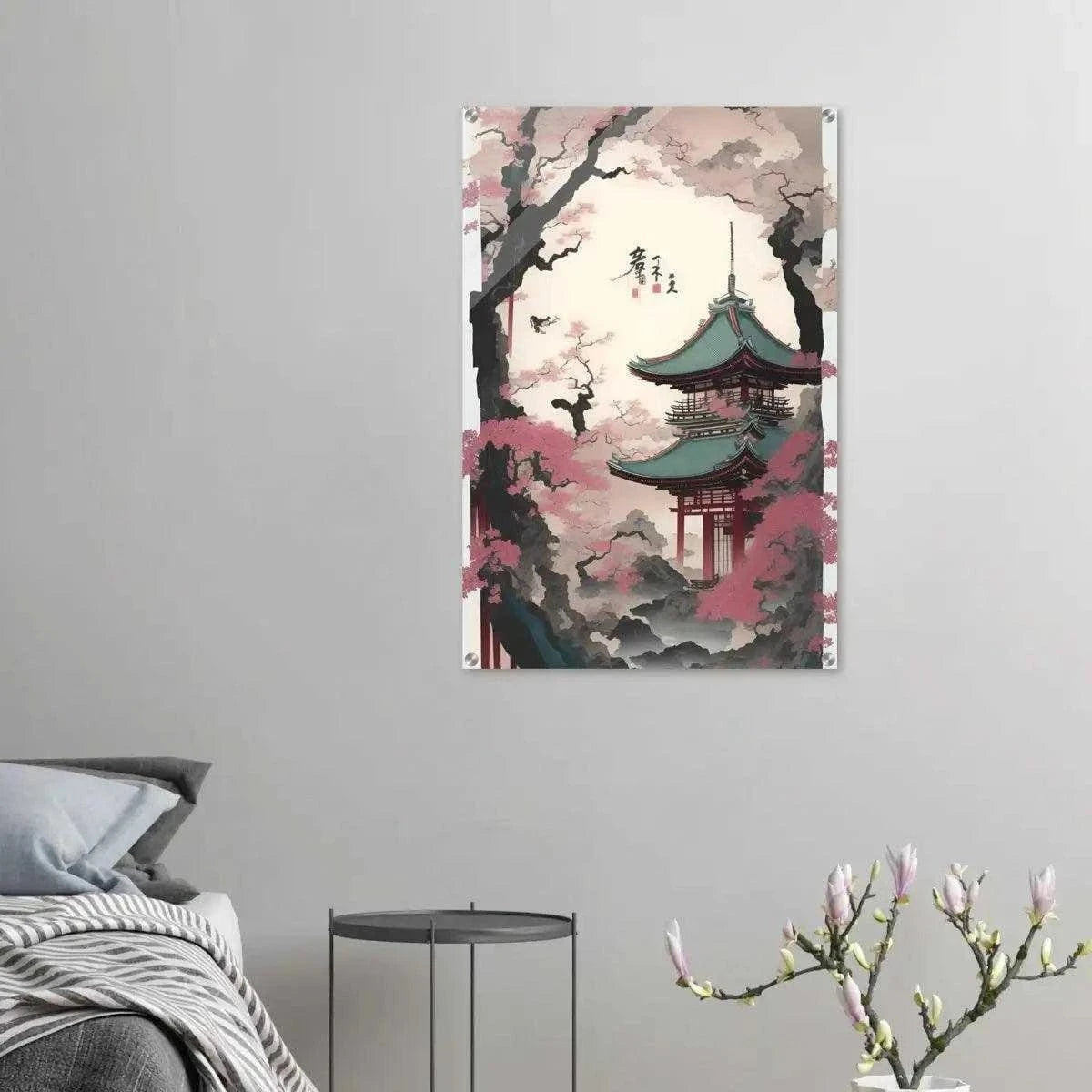 Spring in Japan - Leinwandbild Japanisch SimpleCanvas Canvas