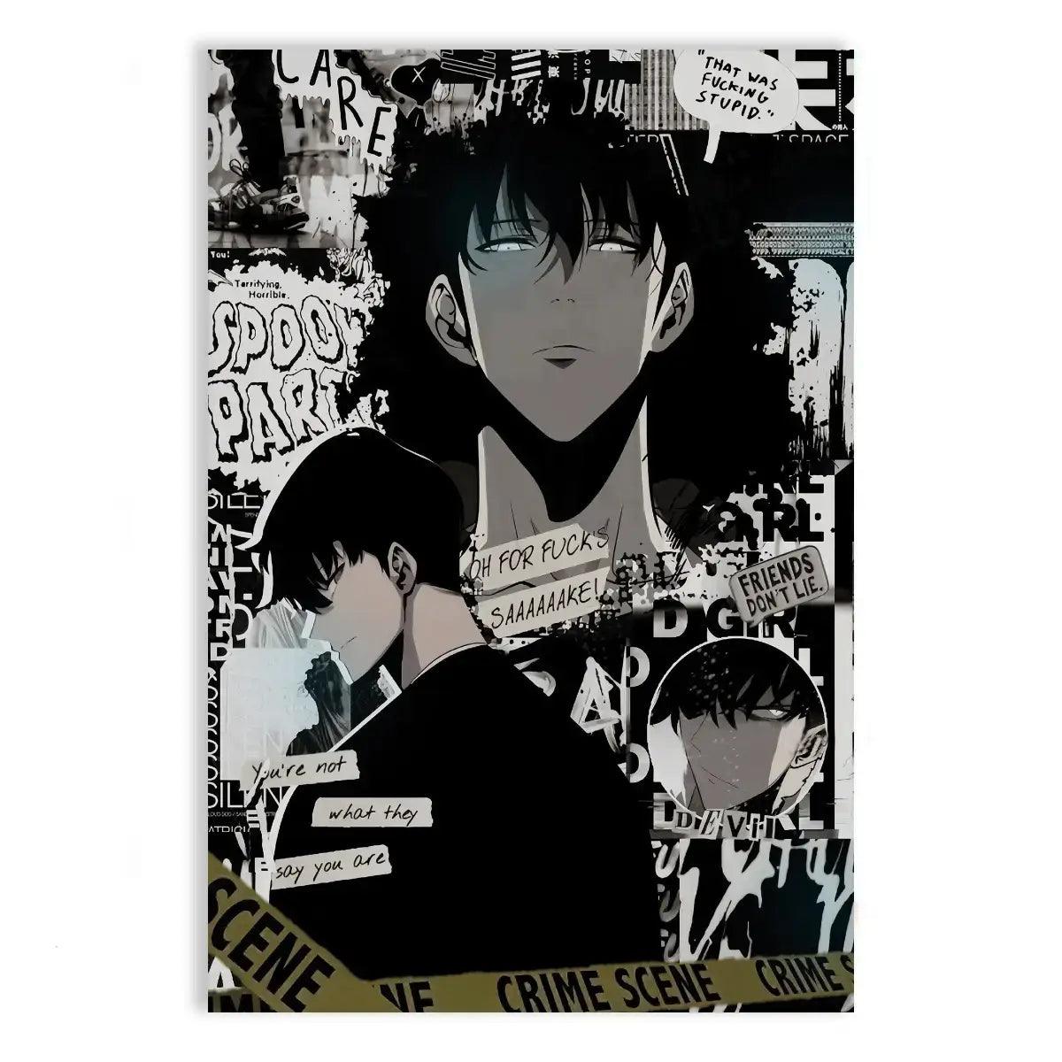 Sung Jinwoo Manga Style - Solo Leveling - Anime Leinwandbild - - 120x160 cm 150x200 cm 20x30 cm 40x60 cm 60x90 cm 80x120 cm anime canvas anime wallart anime wallpaper anime wandbild canvas Foto auf Leinwand home decor leinwandbilder leinwanddeko solo leveling wallart solo leveling wallpaper sung jinwoo solo leveling sung jinwoo wallart sung jinwoo wallpaper wall art wandbilder