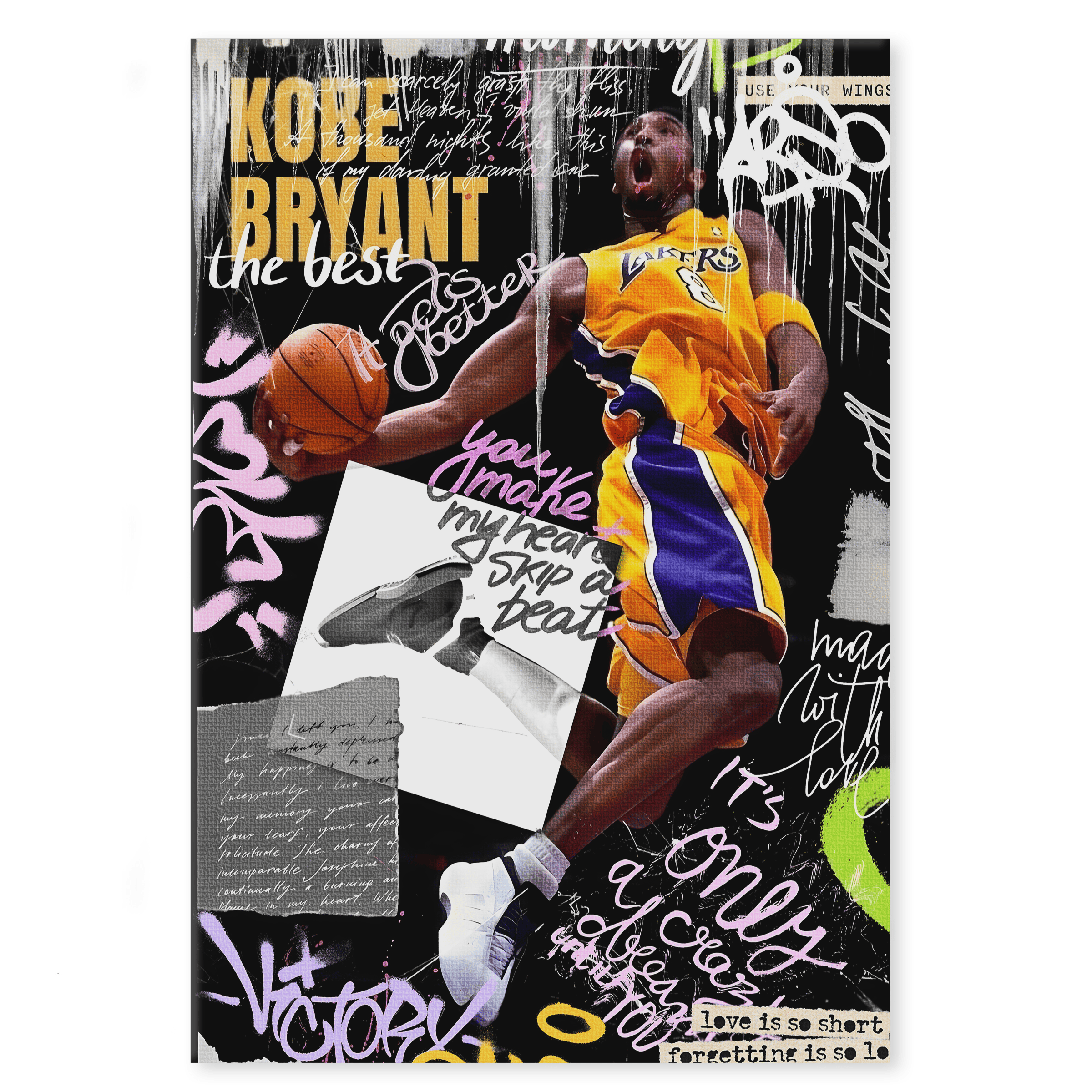 Take the Risk - Leinwandbild Pop Art/Street Art HeryKurni Canvas