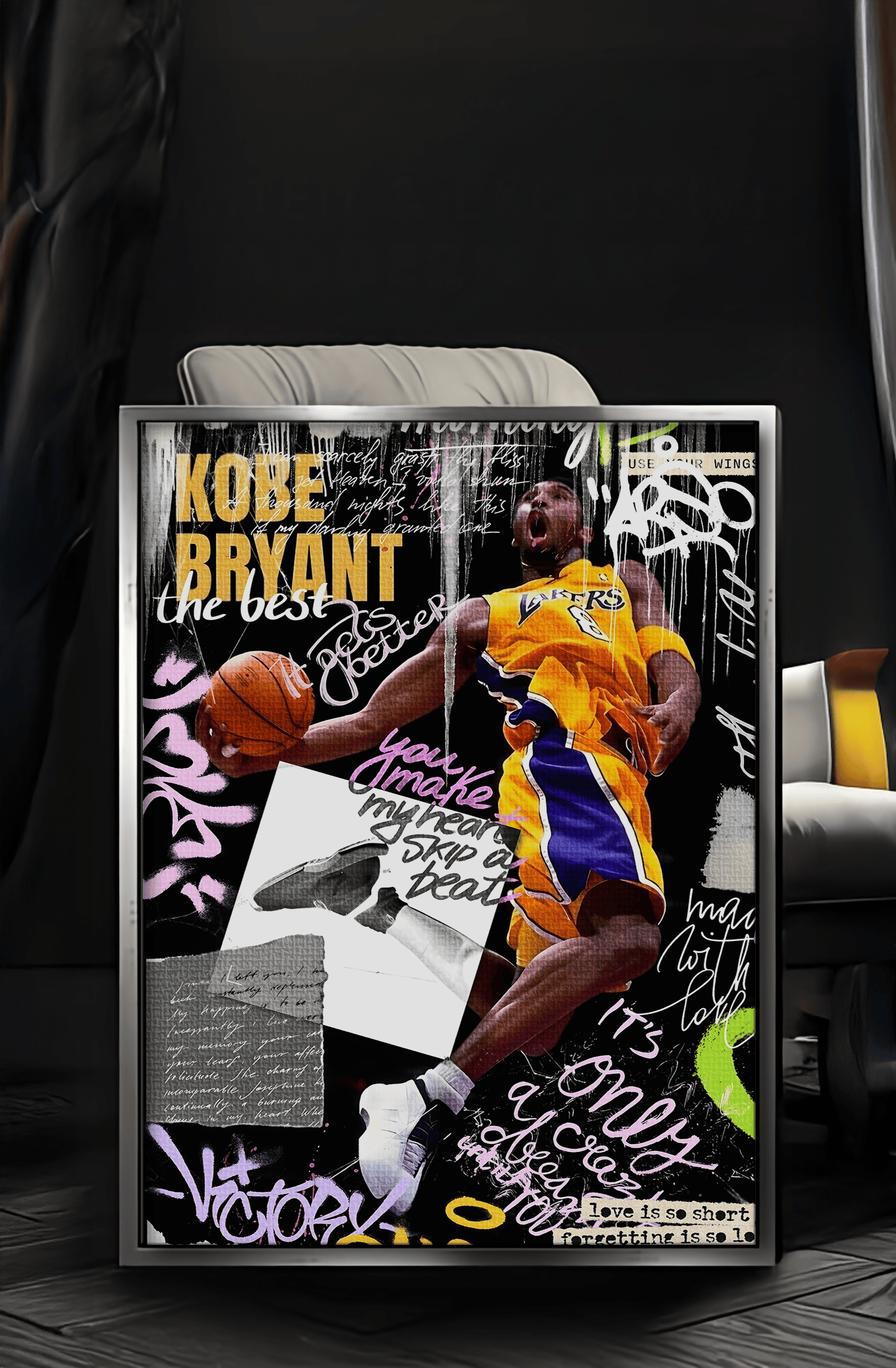 Take the Risk - Leinwandbild Pop Art/Street Art HeryKurni Canvas