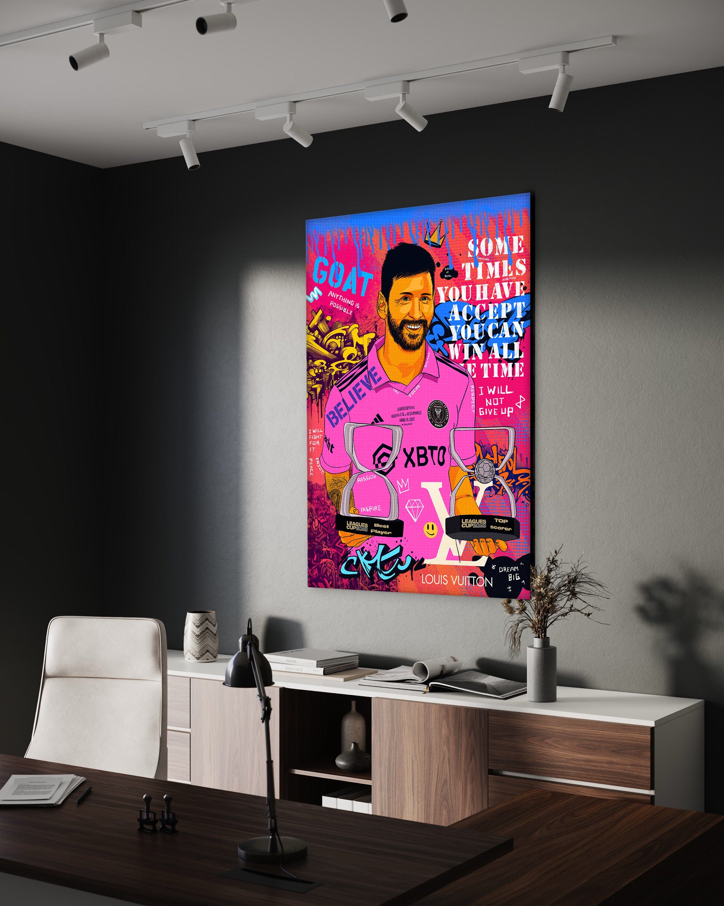 The Goat - Leinwandbild Pop Art Mildwords Canvas