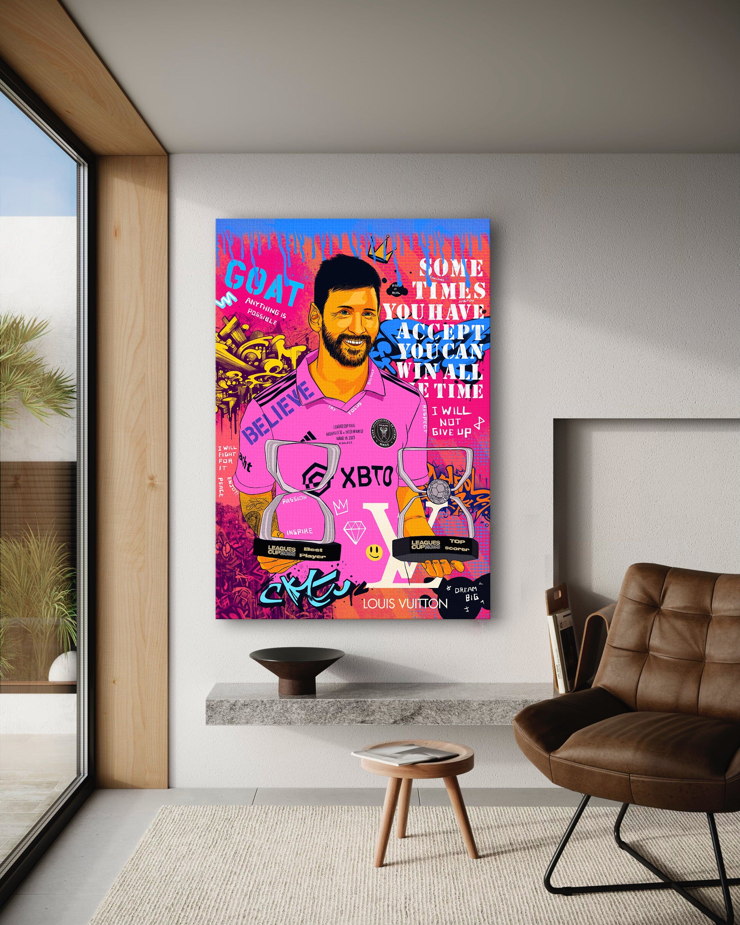 The Goat - Leinwandbild Pop Art Mildwords Canvas