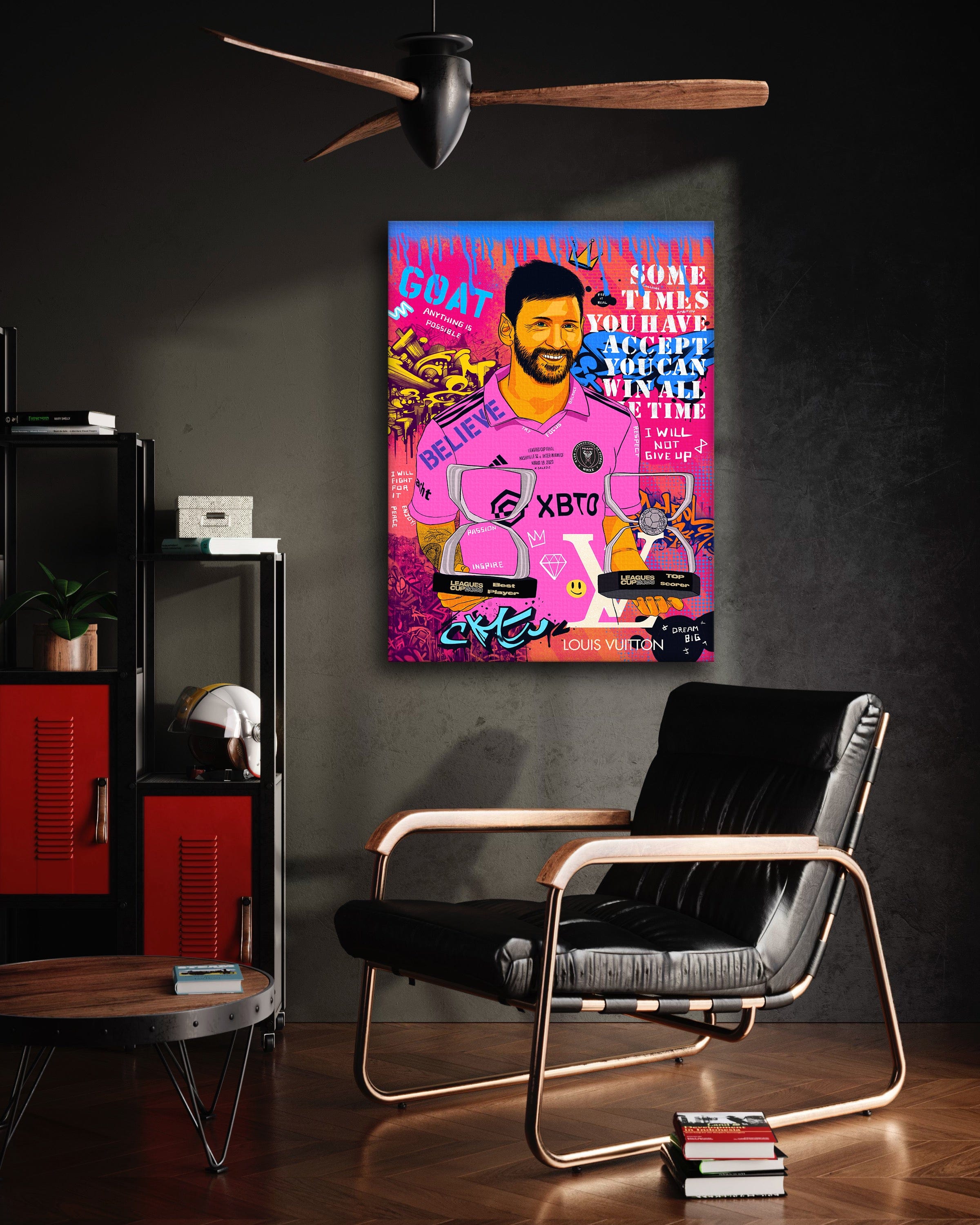 The Goat - Leinwandbild Pop Art Mildwords Canvas