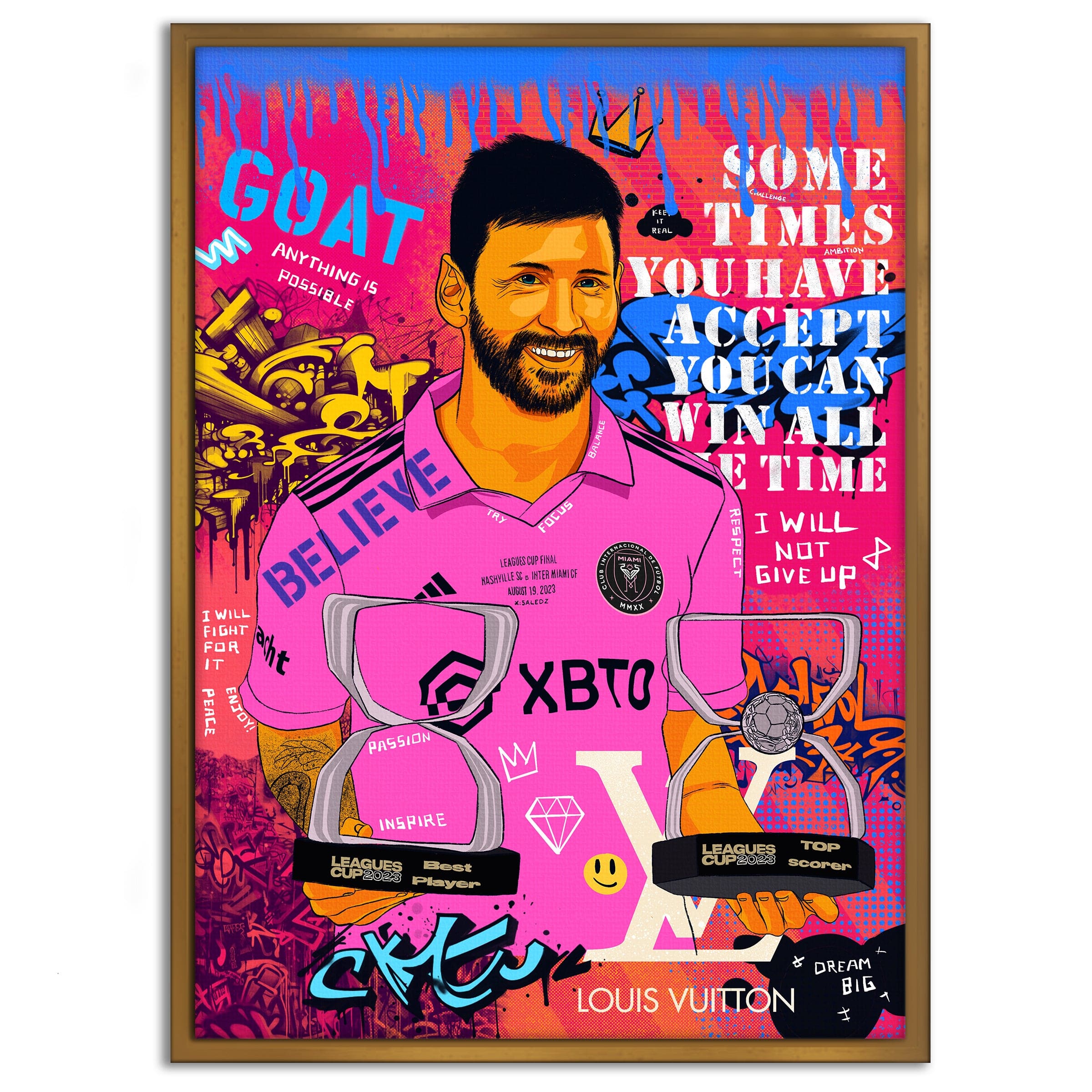 The Goat - Leinwandbild Pop Art Mildwords Canvas