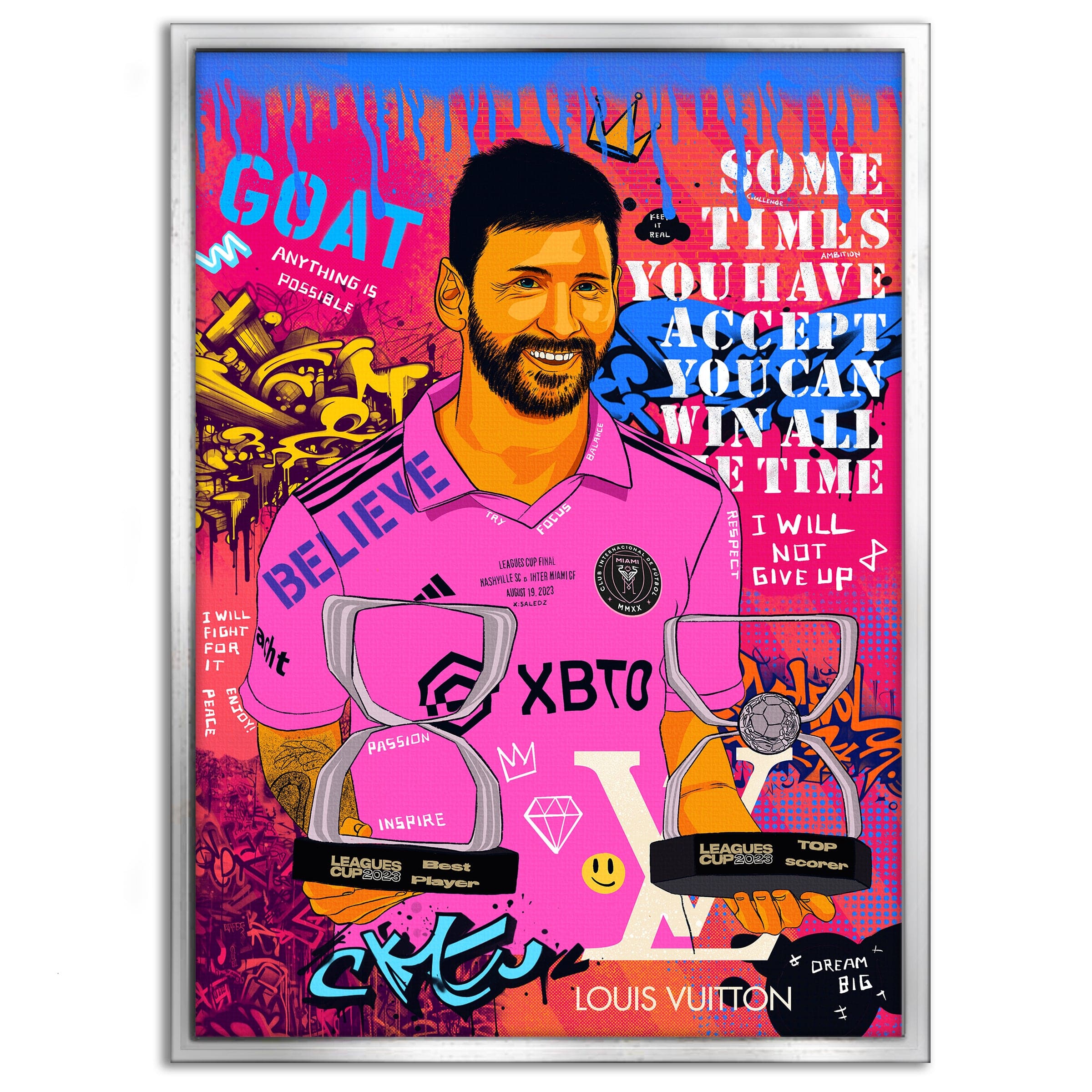 The Goat - Leinwandbild Pop Art Mildwords Canvas