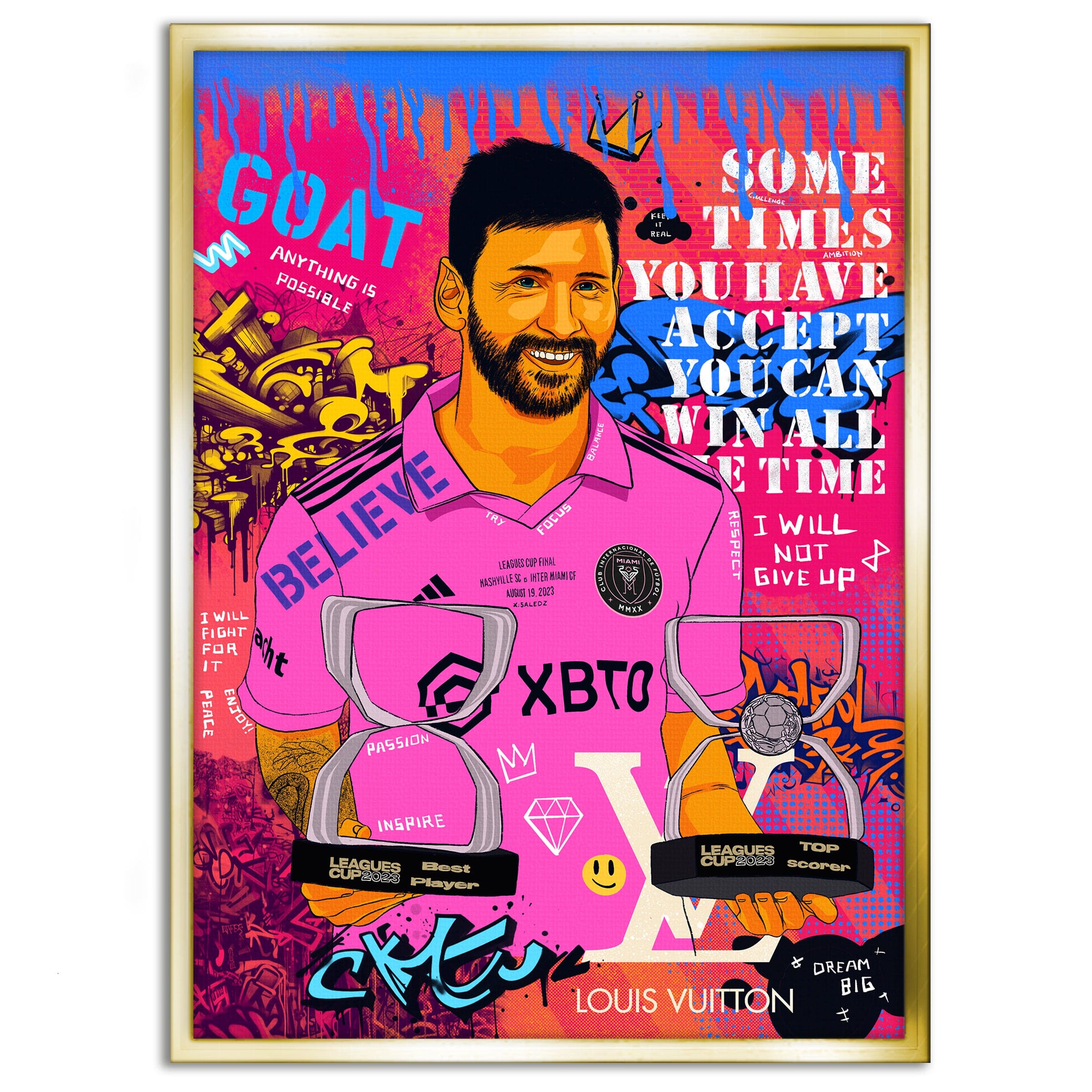 The Goat - Leinwandbild Pop Art Mildwords Canvas