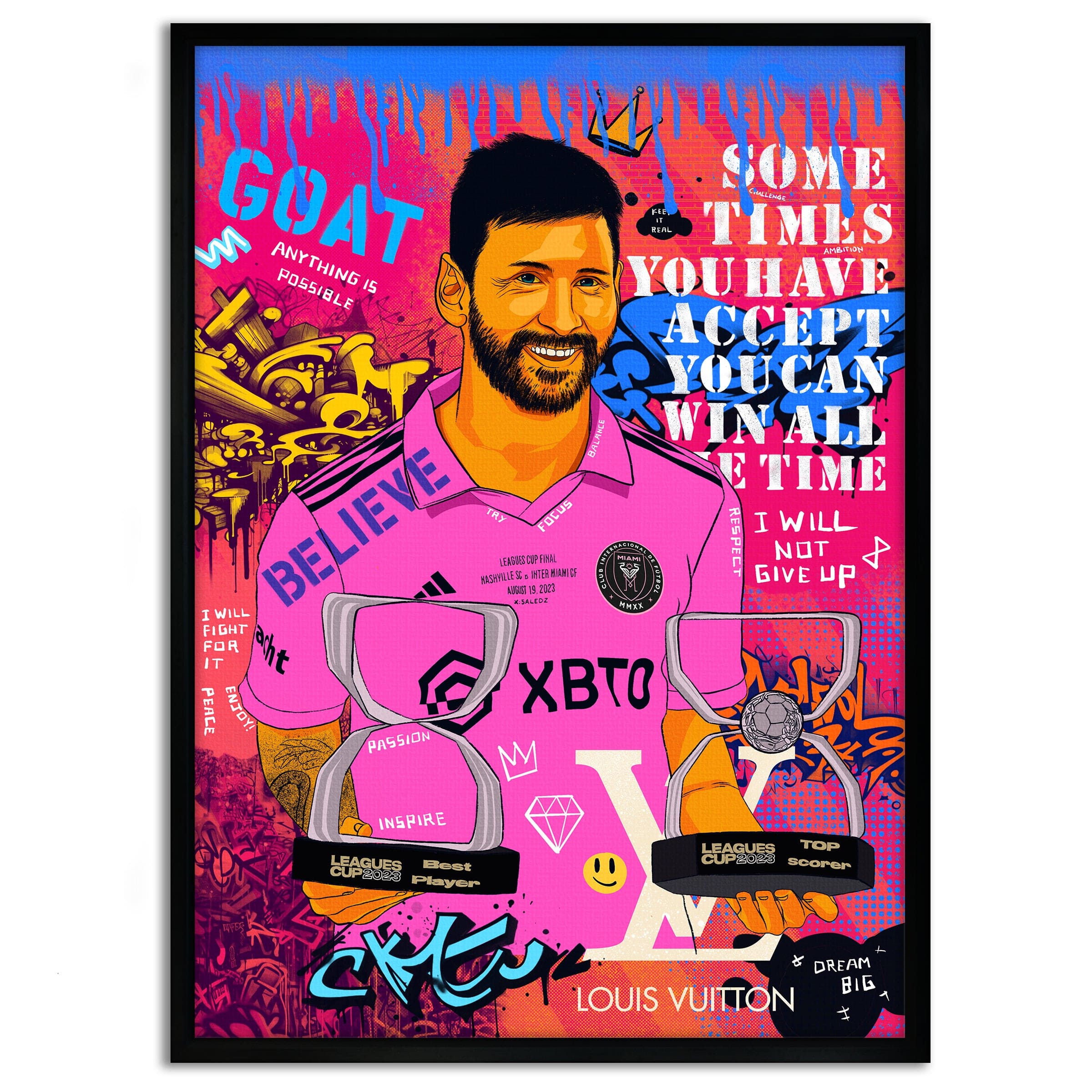 The Goat - Leinwandbild Pop Art Mildwords Canvas