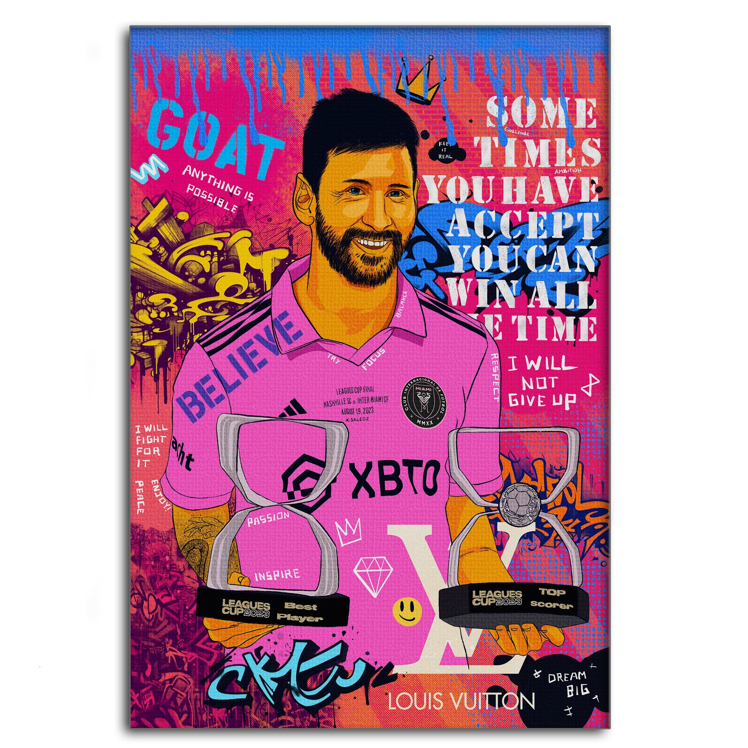 The Goat - Leinwandbild Pop Art Mildwords Canvas