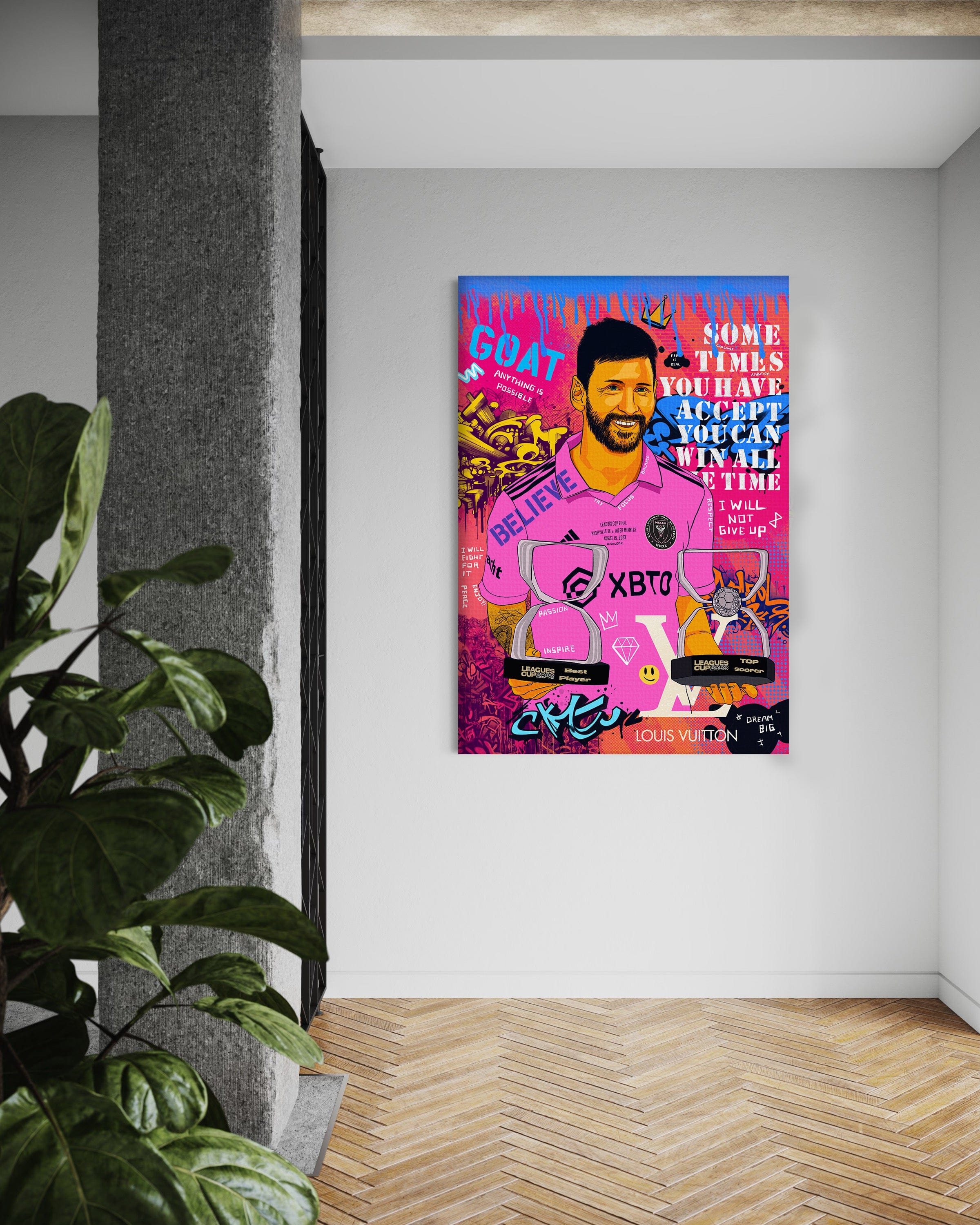 The Goat - Leinwandbild Pop Art Mildwords Canvas