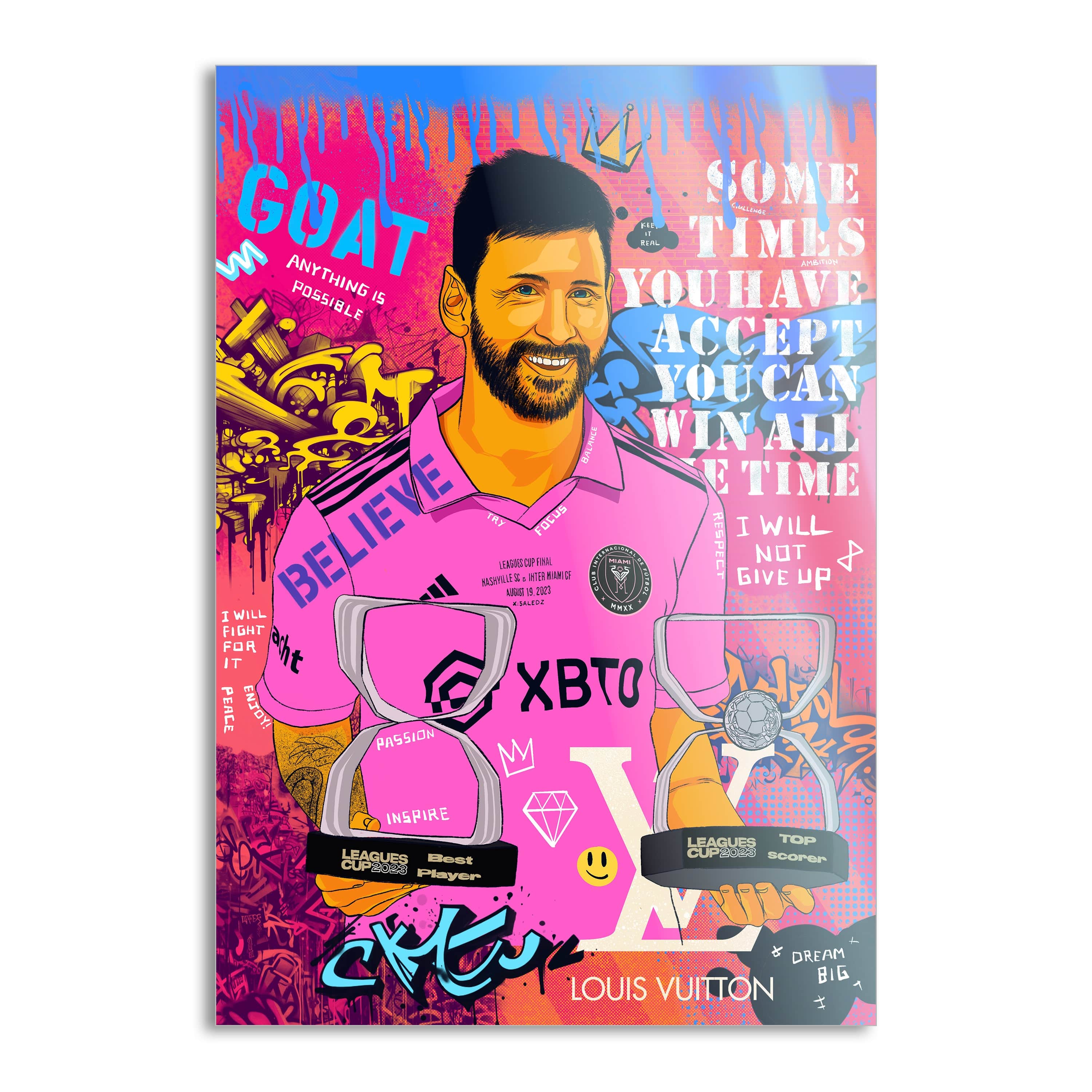 The Goat - Leinwandbild Pop Art Mildwords Canvas