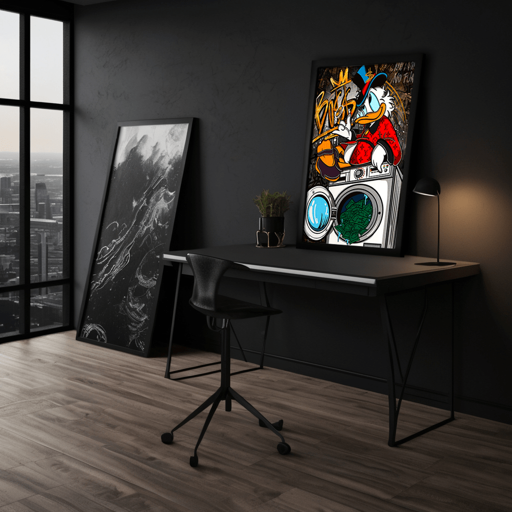 The washing Boss - Leinwandbild Pop Art / Motivation SimpleCanvas Canvas