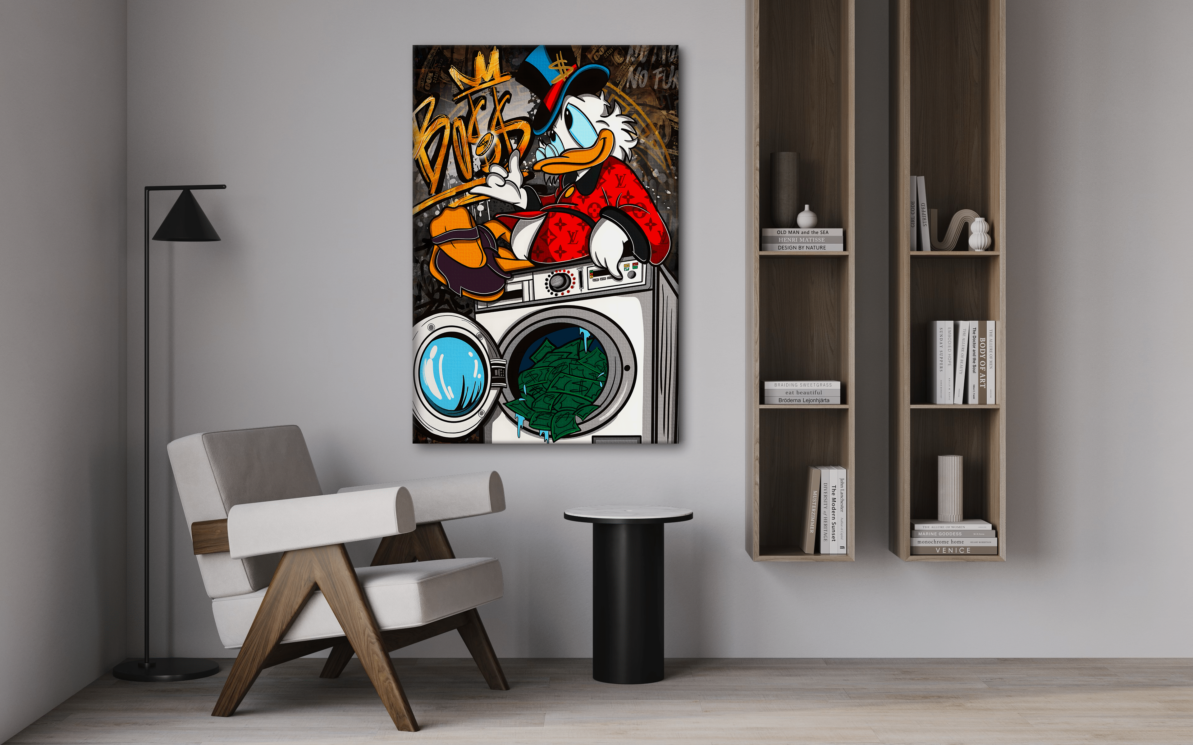 The washing Boss - Leinwandbild Pop Art / Motivation SimpleCanvas Canvas