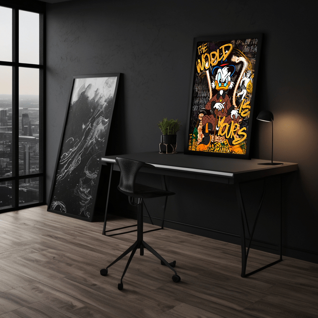 The World is yours - Leinwandbild Pop Art / Motivation SimpleCanvas Canvas