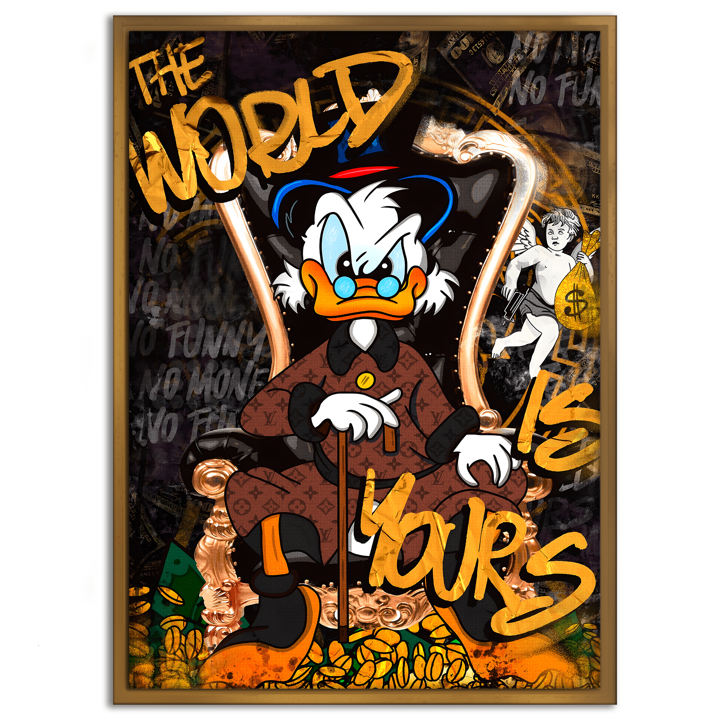 The World is yours - Leinwandbild Pop Art / Motivation SimpleCanvas Canvas