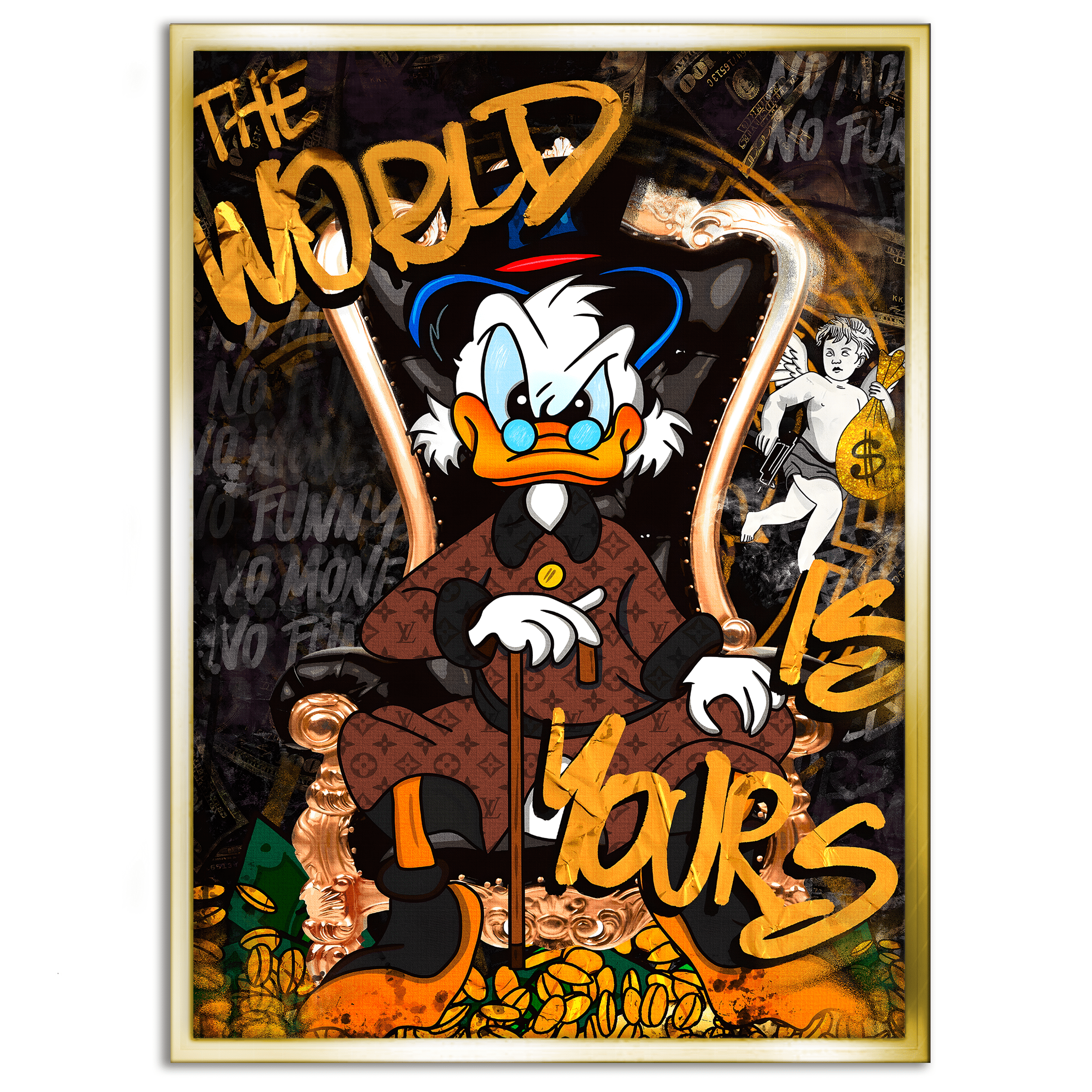 The World is yours - Leinwandbild Pop Art / Motivation SimpleCanvas Canvas