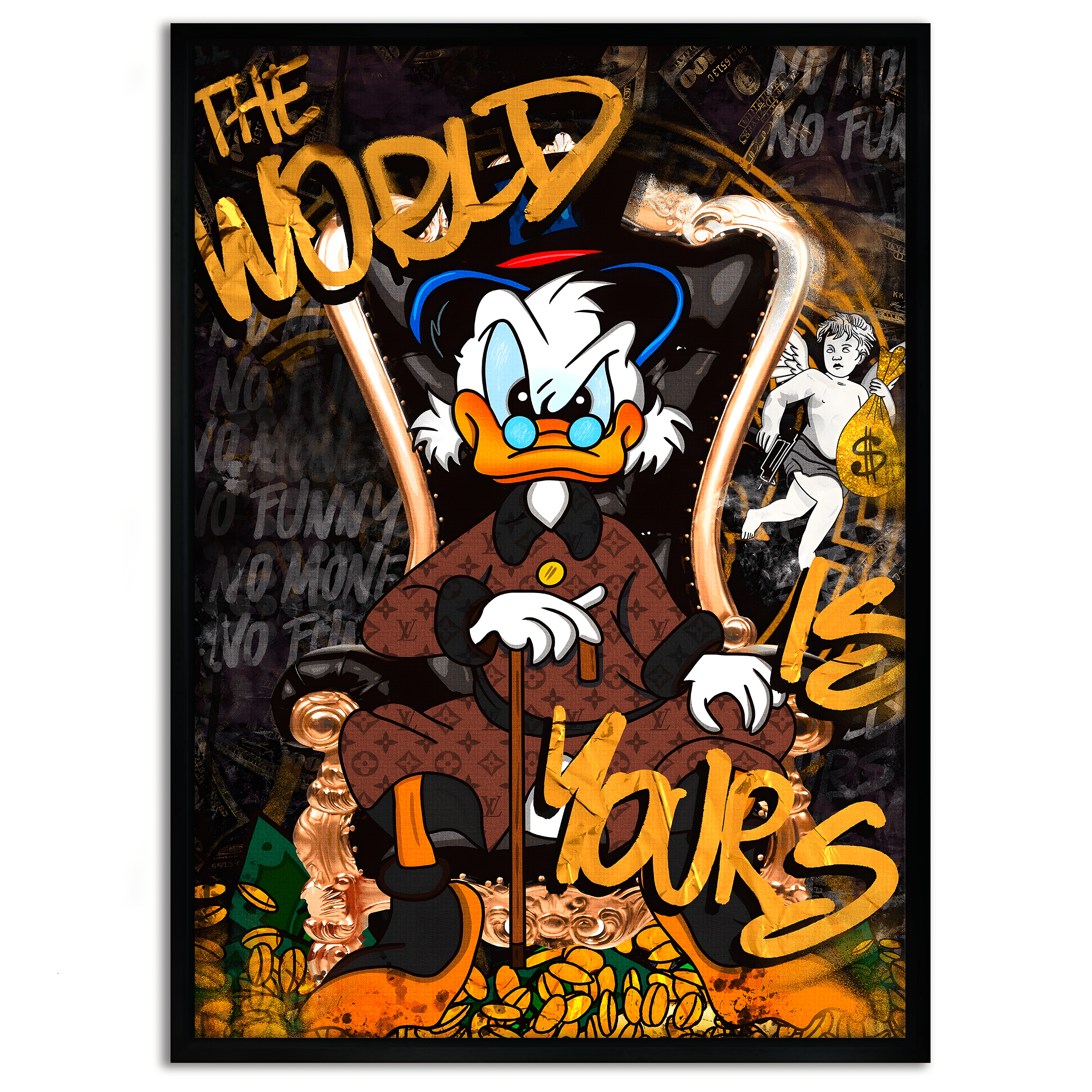 The World is yours - Leinwandbild Pop Art / Motivation SimpleCanvas Canvas