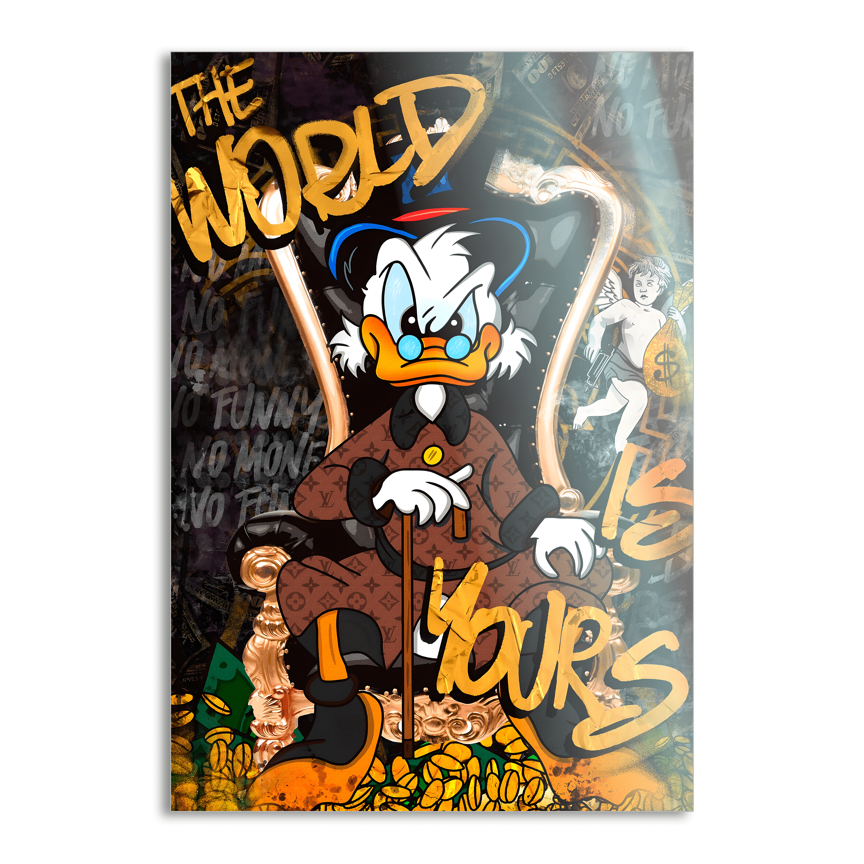 The World is yours - Leinwandbild Pop Art / Motivation SimpleCanvas Canvas