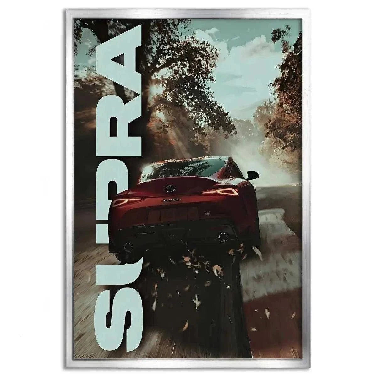 Toyota Supra - Auto Leinwandbild SimpleCanvas Canvas