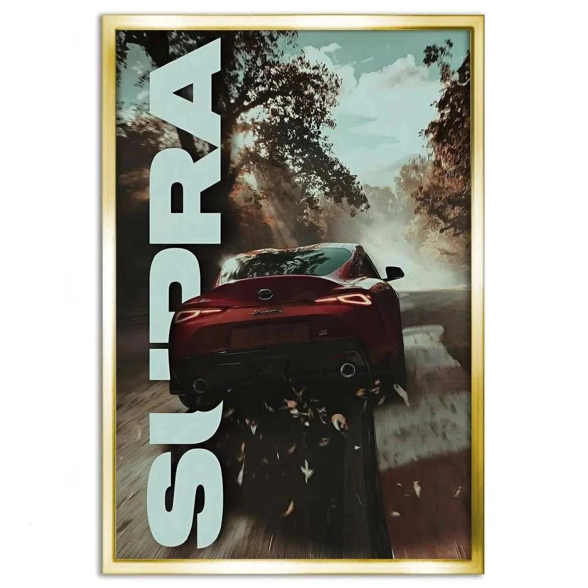 Toyota Supra - Auto Leinwandbild SimpleCanvas Canvas