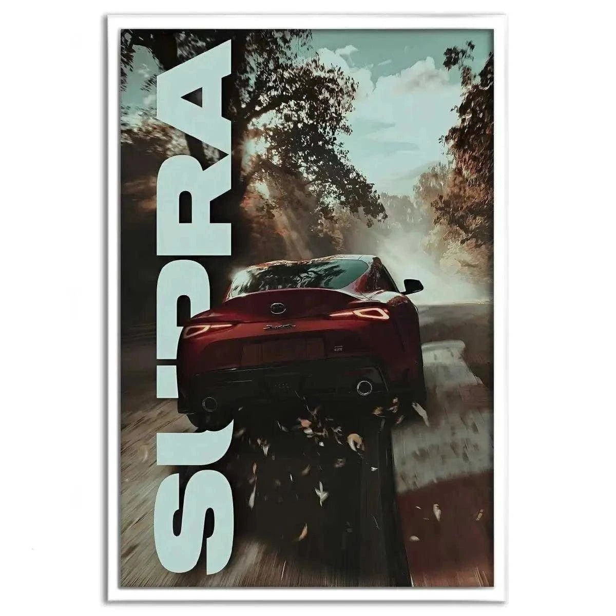 Toyota Supra - Auto Leinwandbild SimpleCanvas Canvas