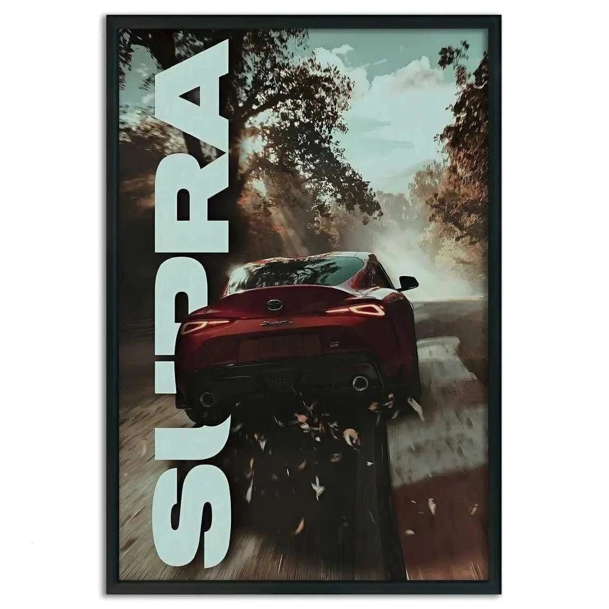 Toyota Supra - Auto Leinwandbild SimpleCanvas Canvas