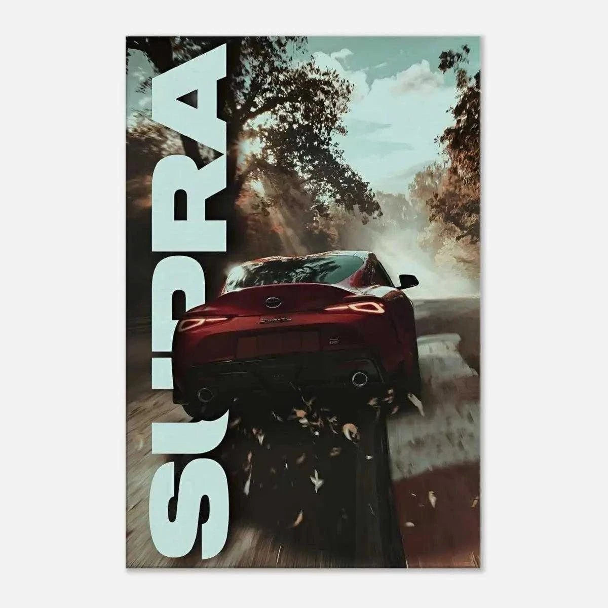 Toyota Supra - Auto Leinwandbild SimpleCanvas Canvas