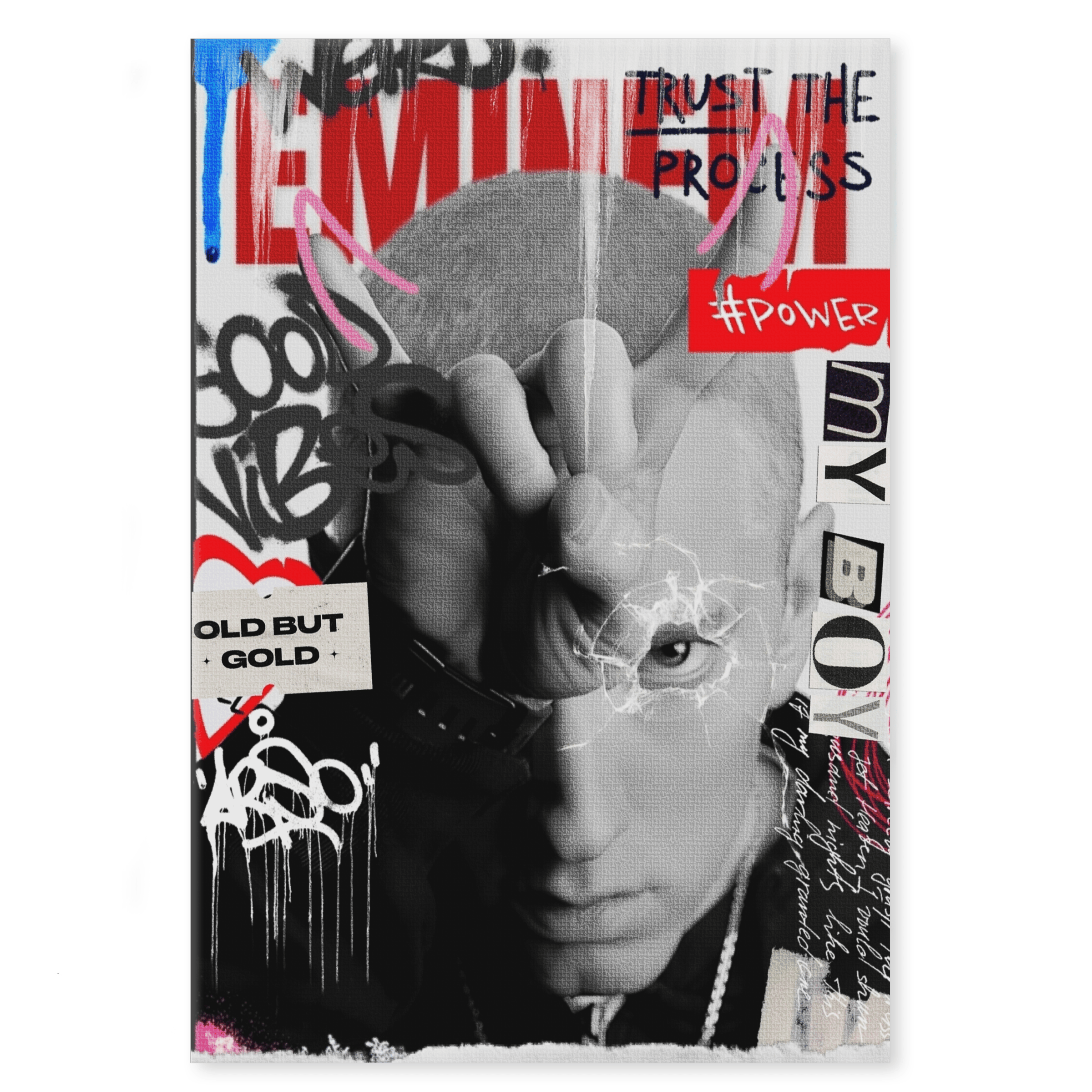 Trust the process - Leinwandbild Pop Art/Street Art HeryKurni Canvas