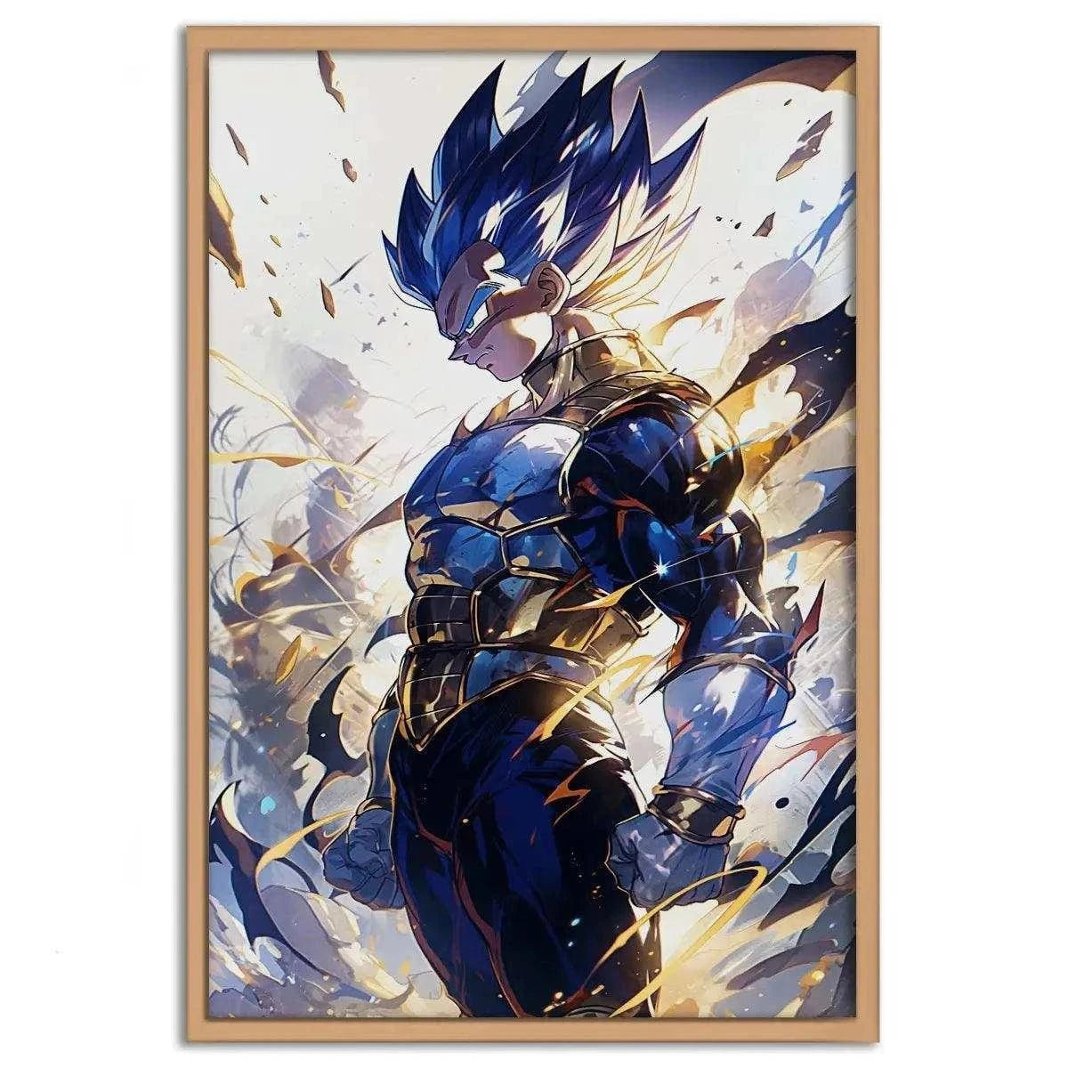 Vegeta Rage - Dragon Ball - Anime Leinwandbild SimpleCanvas Canvas