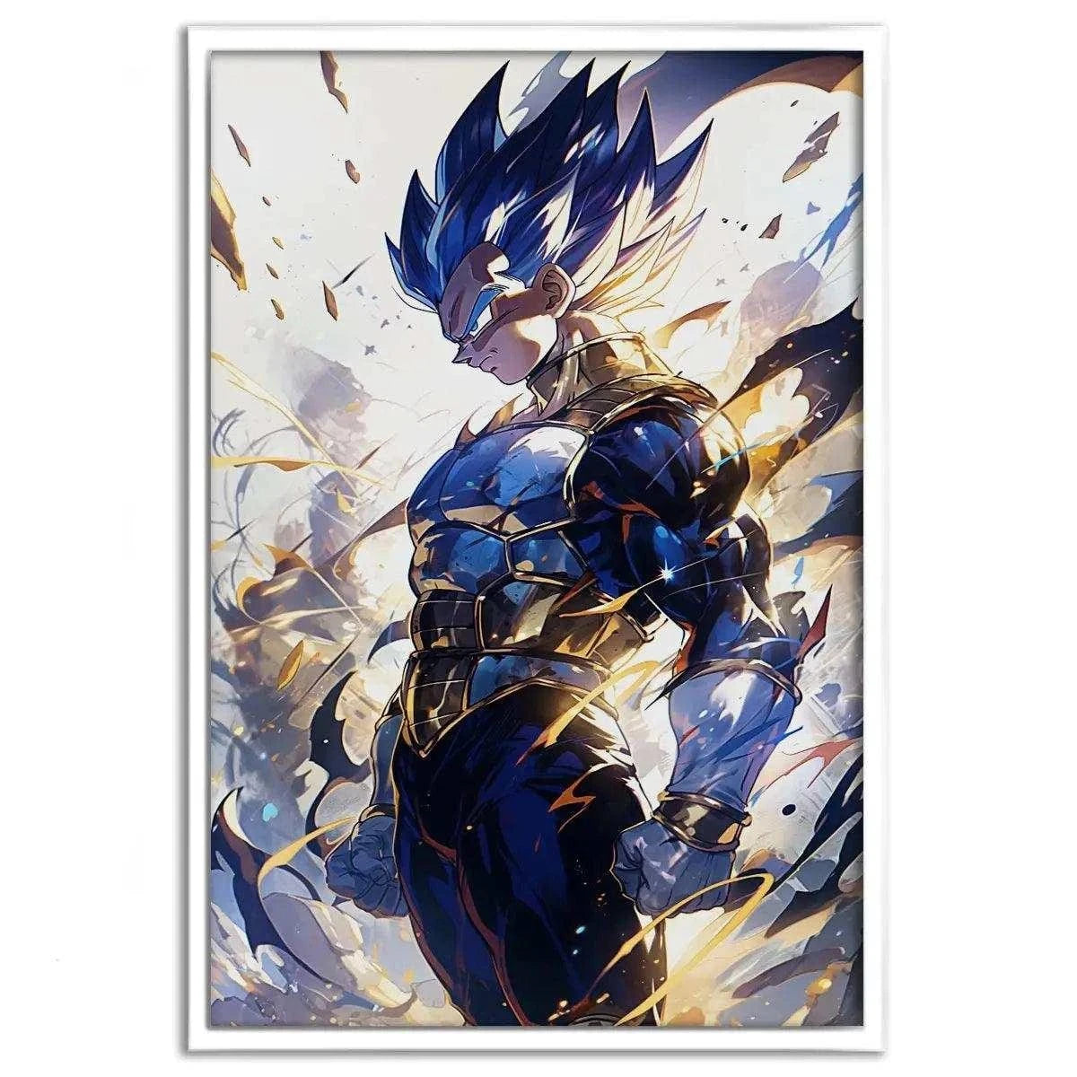 Vegeta Rage - Dragon Ball - Anime Leinwandbild SimpleCanvas Canvas