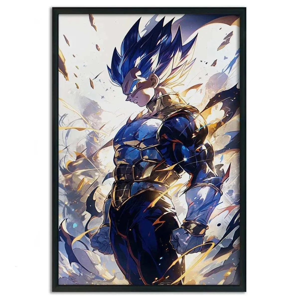 Vegeta Rage - Dragon Ball - Anime Leinwandbild SimpleCanvas Canvas