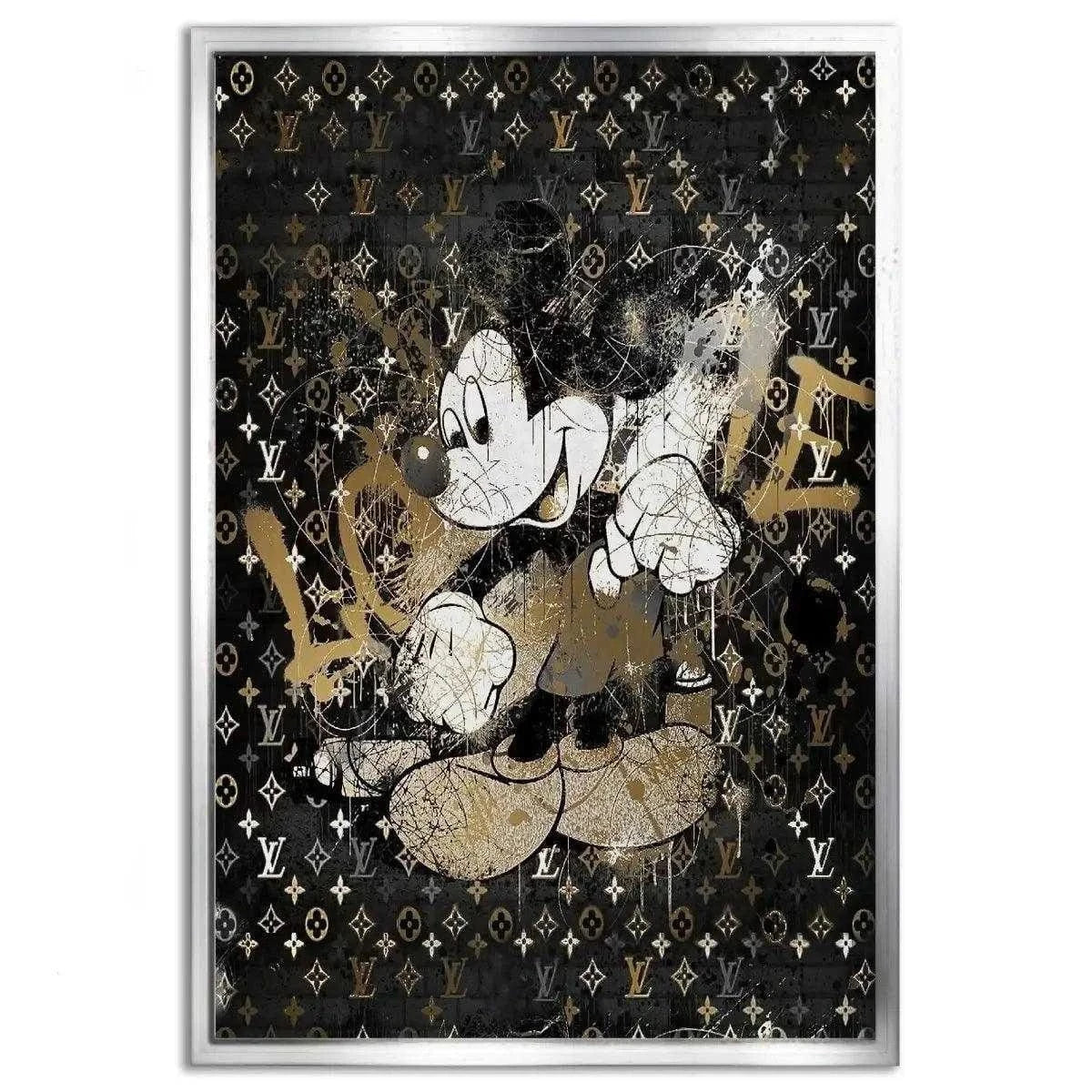 Vintage Mickey - Leinwandbild Luxuriös SimpleCanvas Canvas