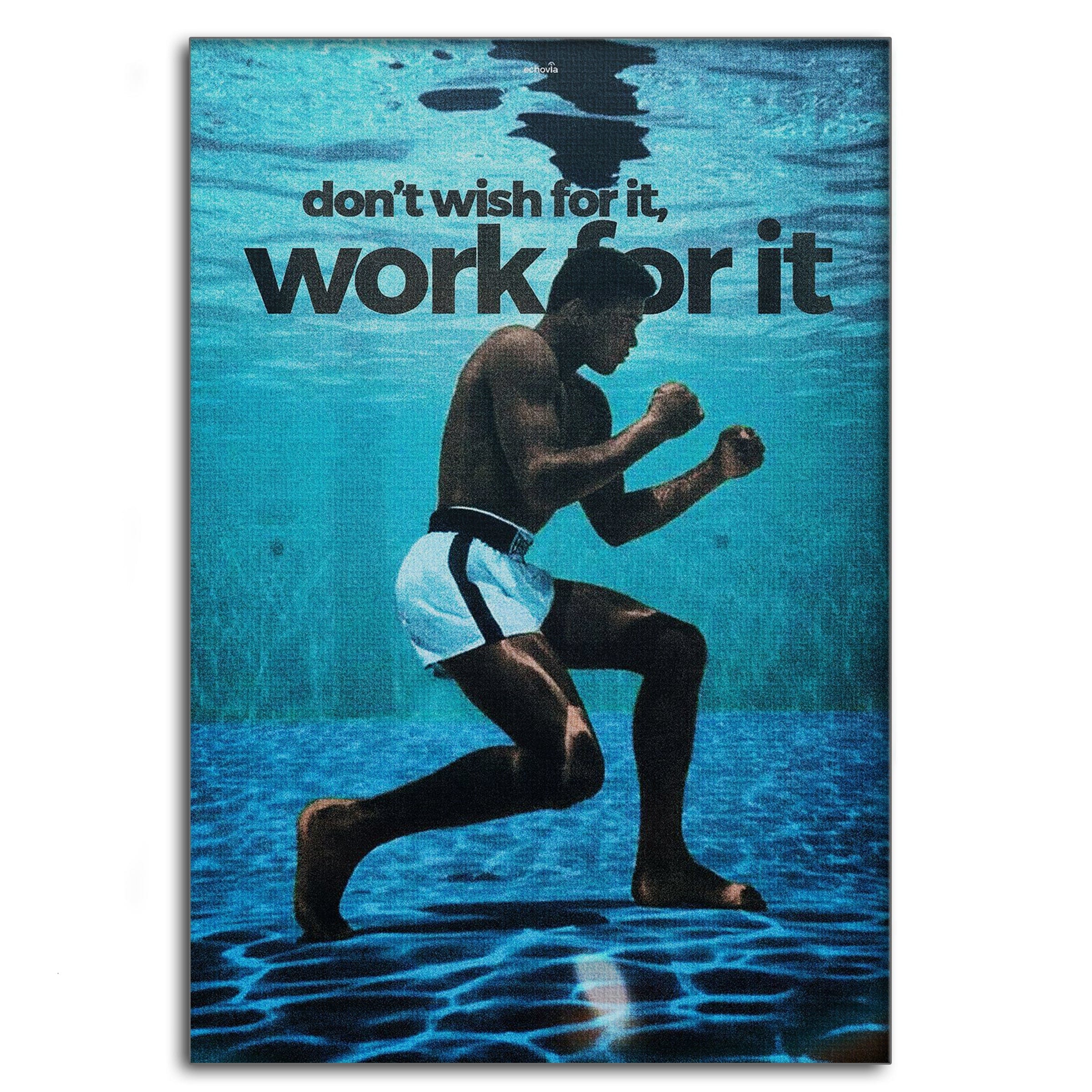Work for it - Leinwandbild Motivation SimpleCanvas Canvas