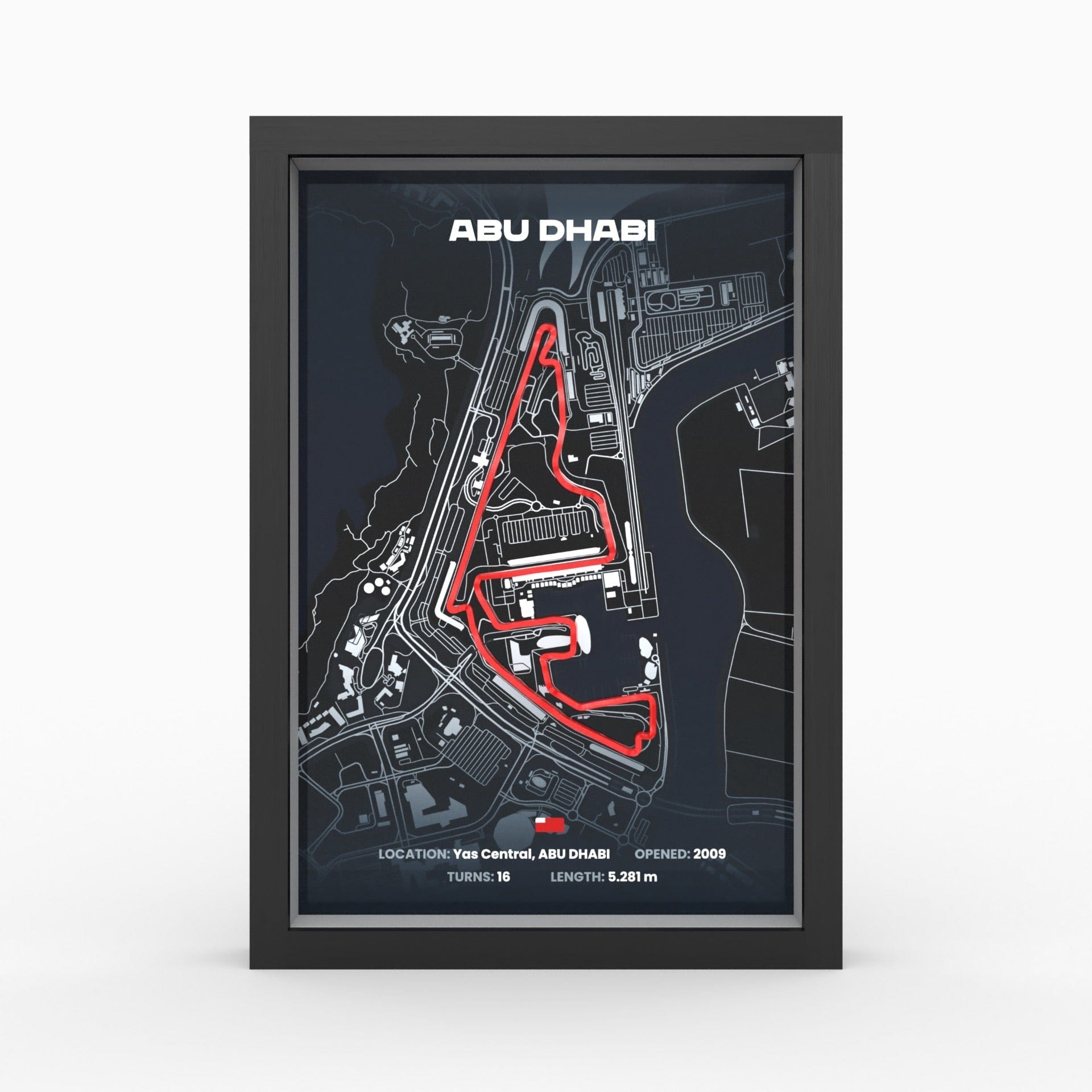 Yas Marina Circuit AP10 Studios UG Frame Original / A4