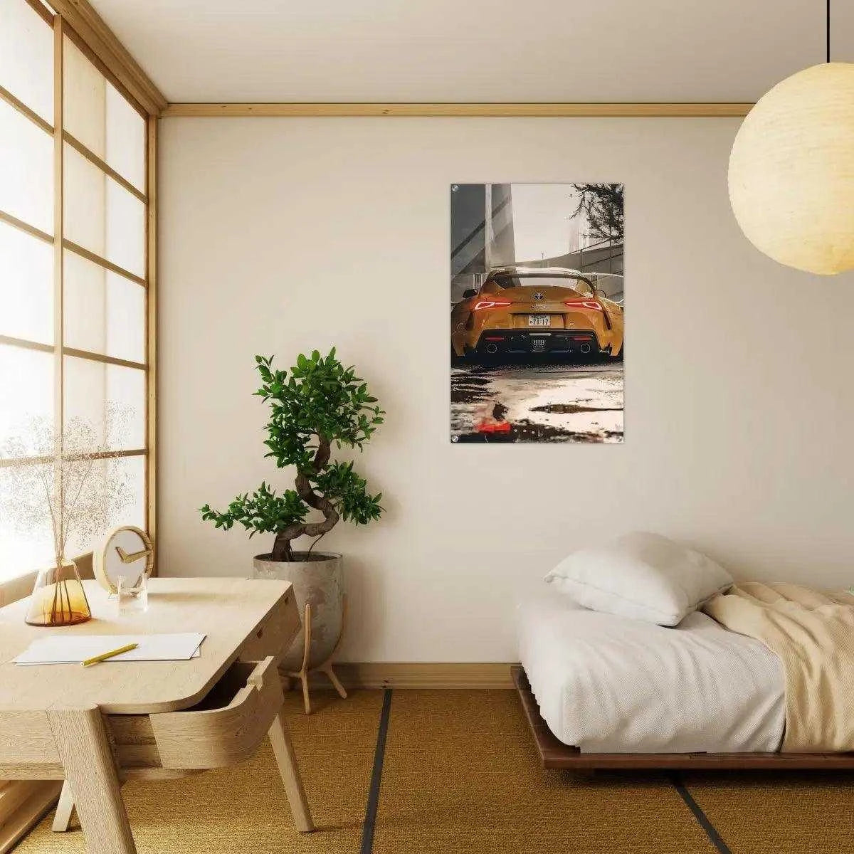 Yellow Supra - Auto Leinwandbild - - 120x160 cm 150x200 cm 20x30 cm 40x60 cm 60x90 cm 80x120 cm Art exhibit auto wandbilder canvas car poster cars wall art Foto auf Leinwand Home Decor jdm leinwandbilder leinwanddeko nissan gtr wallpaper nissan gtr wandbild Office decor picture pop art supra poster supra wall art supra wandbild wall art wandbilder yellow