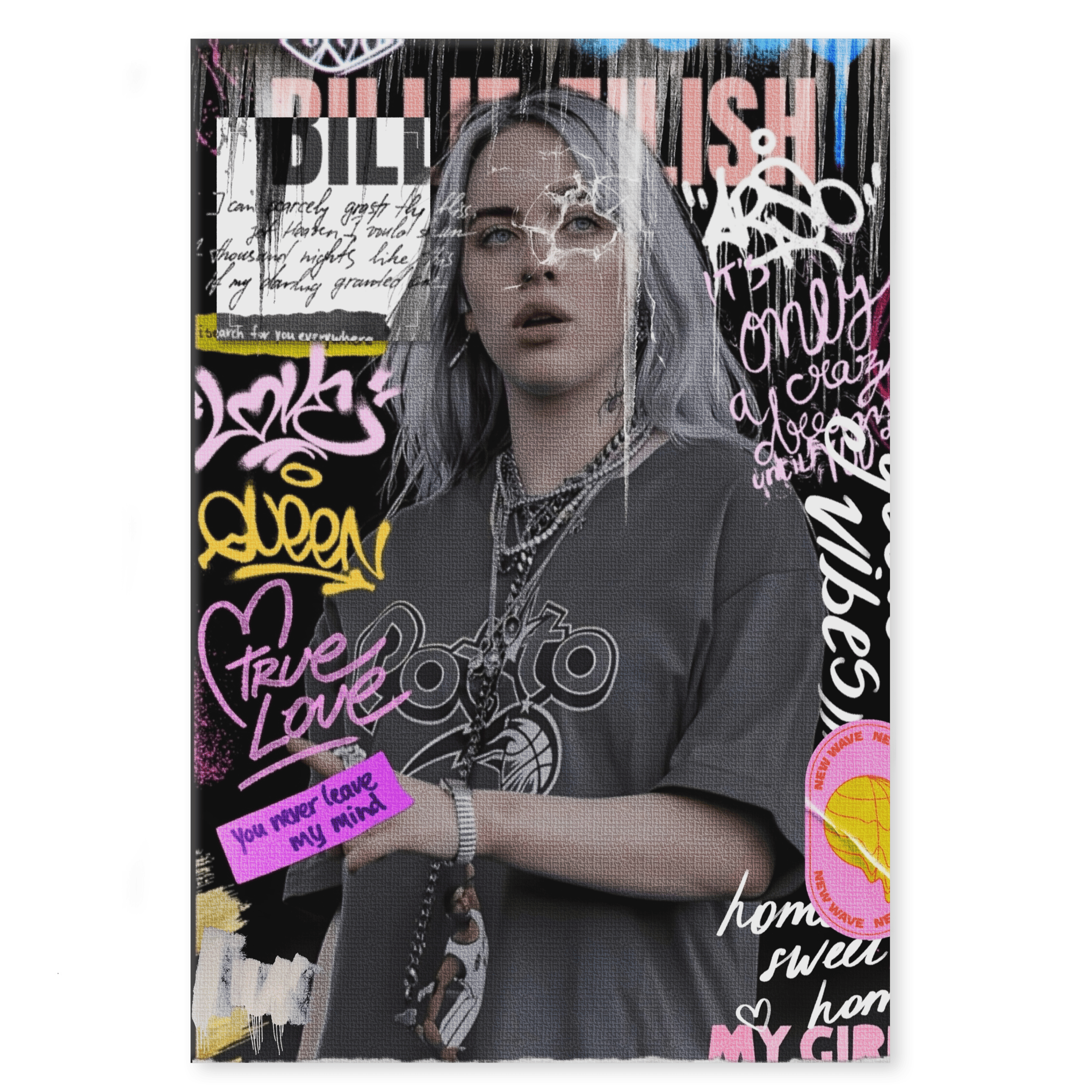 You never leave - Leinwandbild Pop Art/Street Art HeryKurni Canvas